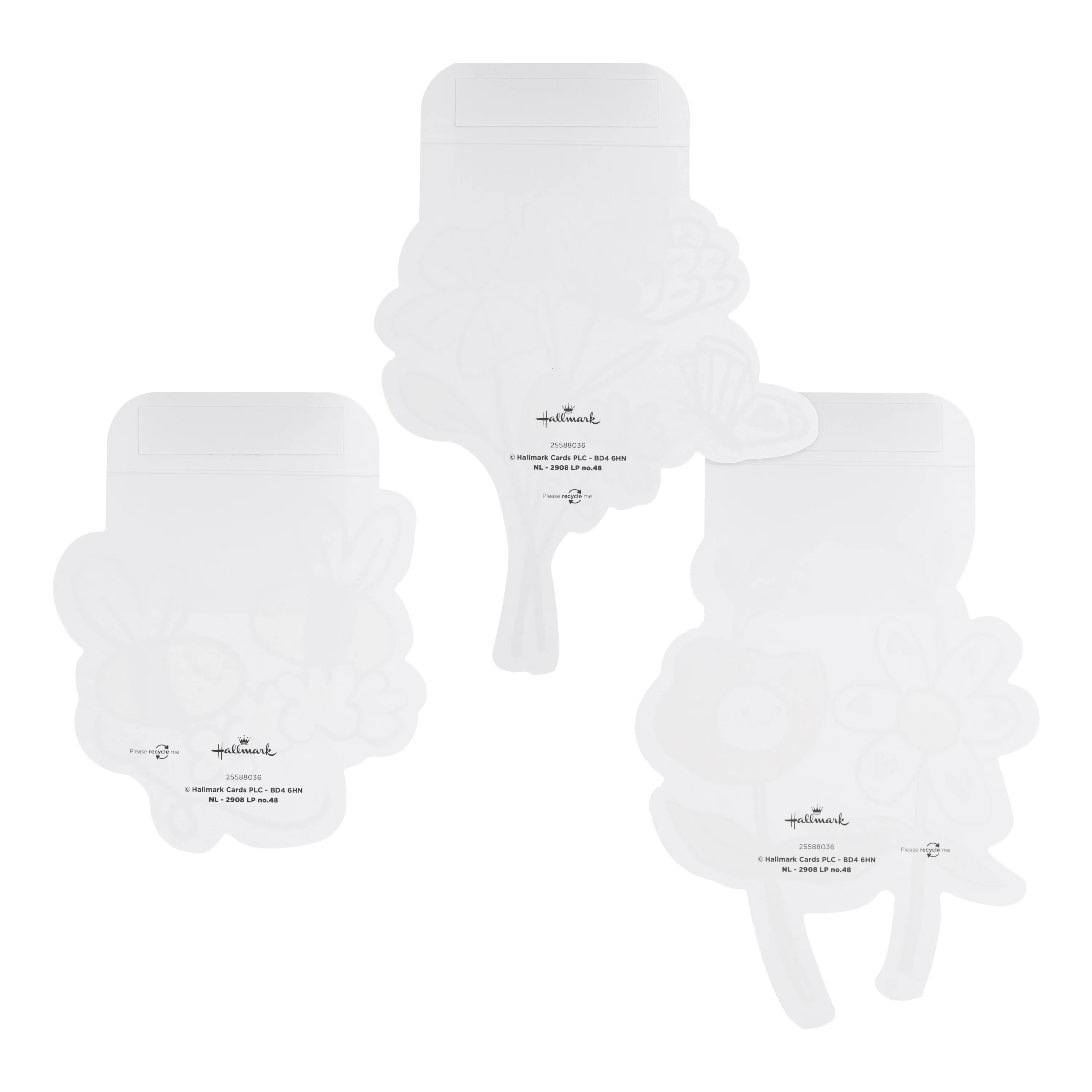 Magical Botanicals Paper Flowers 'Flourishes' - Pack of 3 Gift Accessories in Cute Design - Image 3