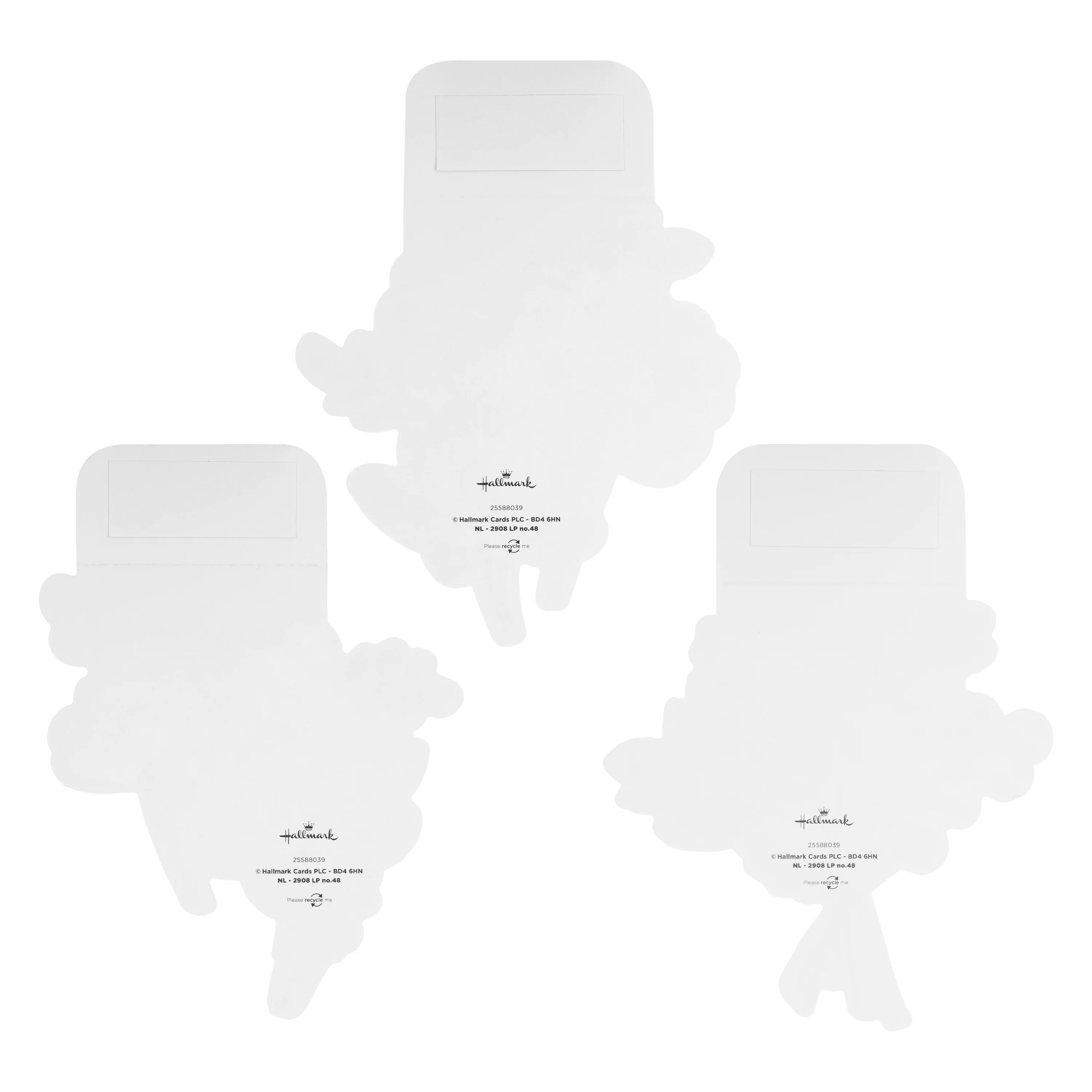 Magical Botanicals Paper Flowers 'Flourishes' - Pack of 3 Gift Accessories in Vibrant Design - Image 3