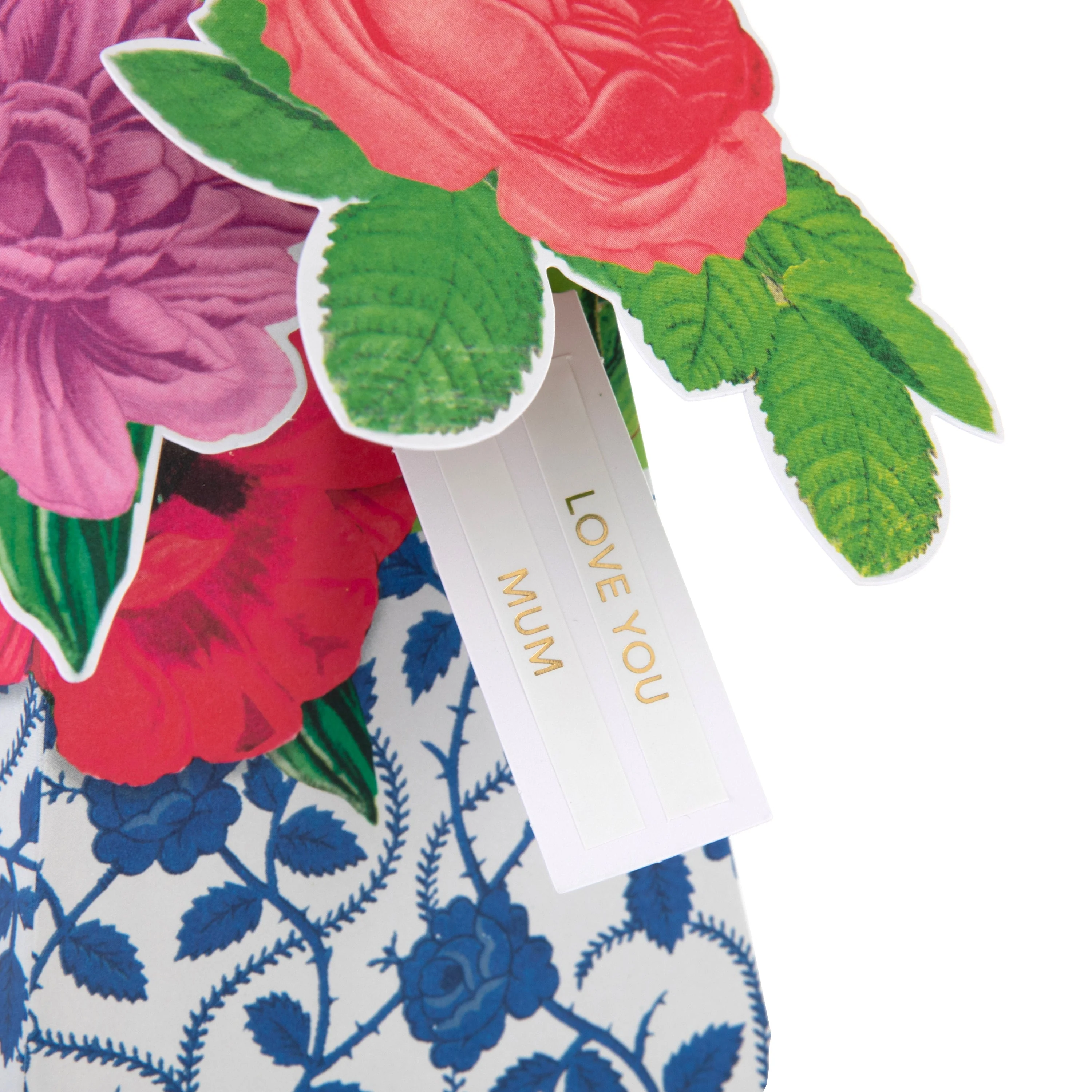 Magical Botanicals Paper Flowers 'Wonders' - 3D Pop Up Patterned Vase - Image 6