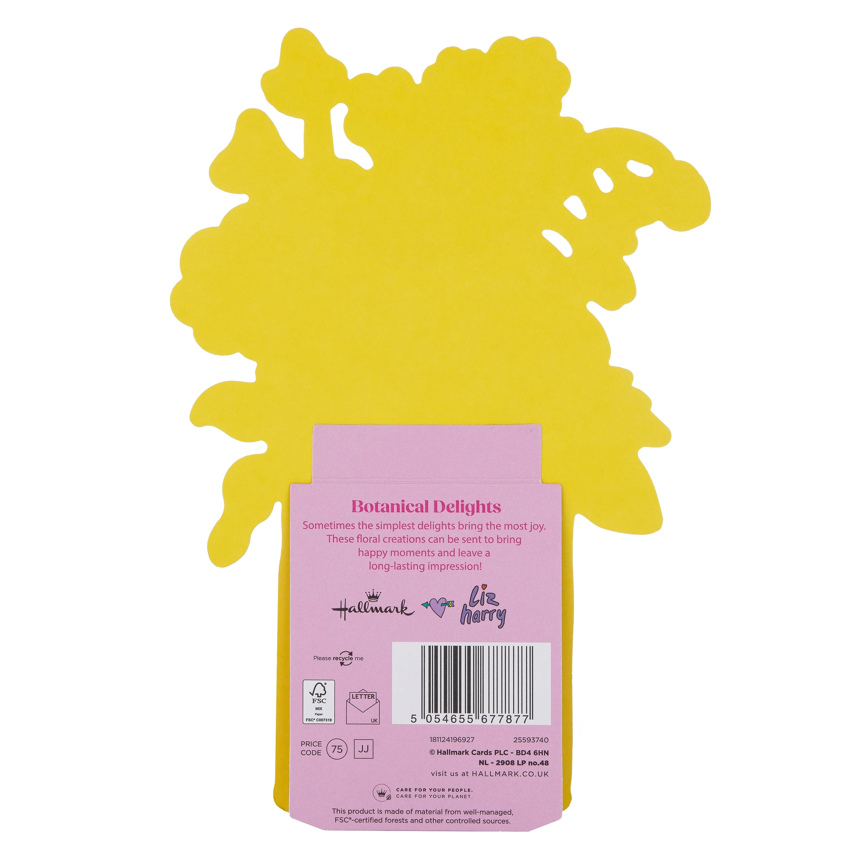 Magical Botanicals X Liz Harry Card - 'Botanical Delights' Golden Honey Design - Image 6