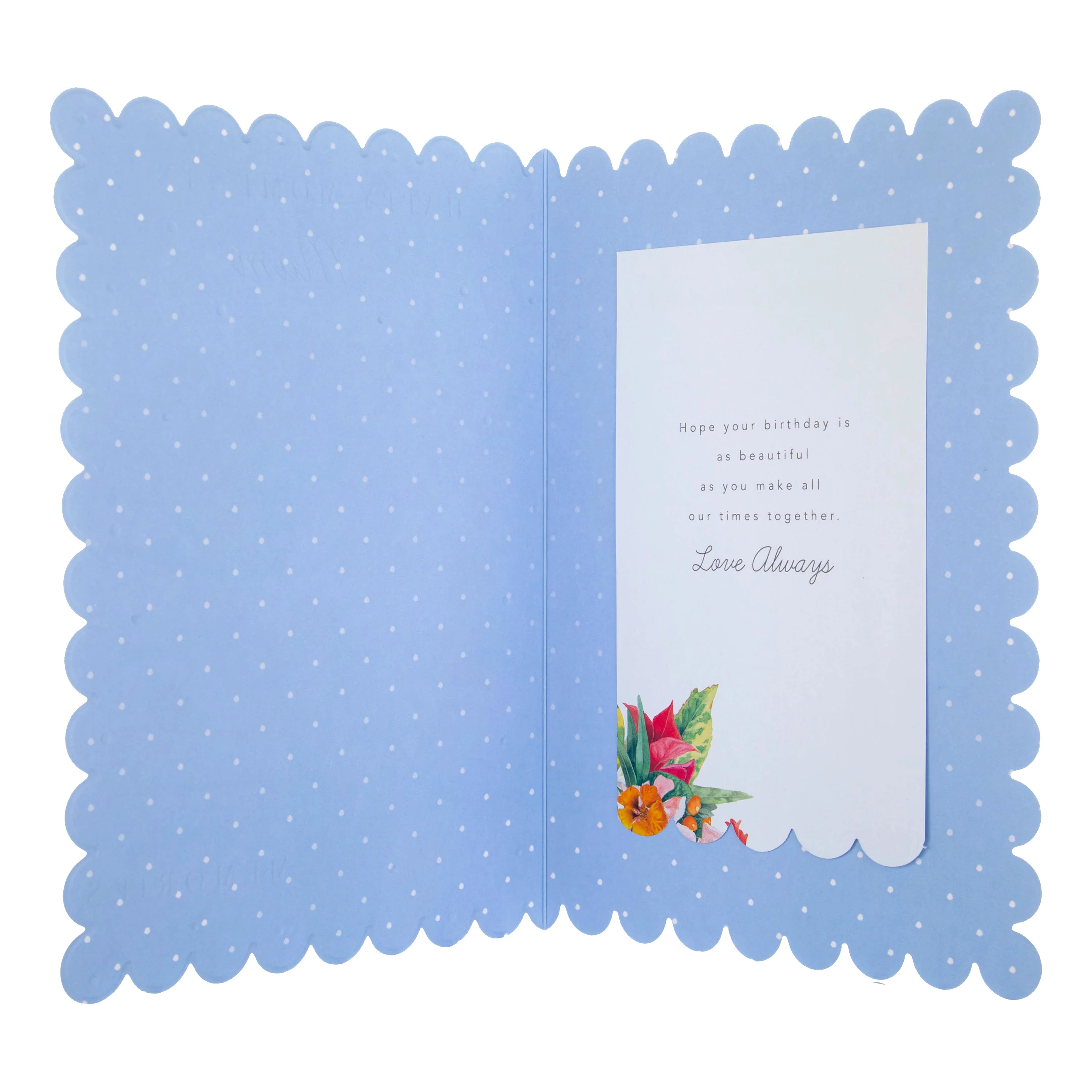 Marjolein Bastin Birthday Card for Mum - Pink Floral Bouquet Design - Image 2