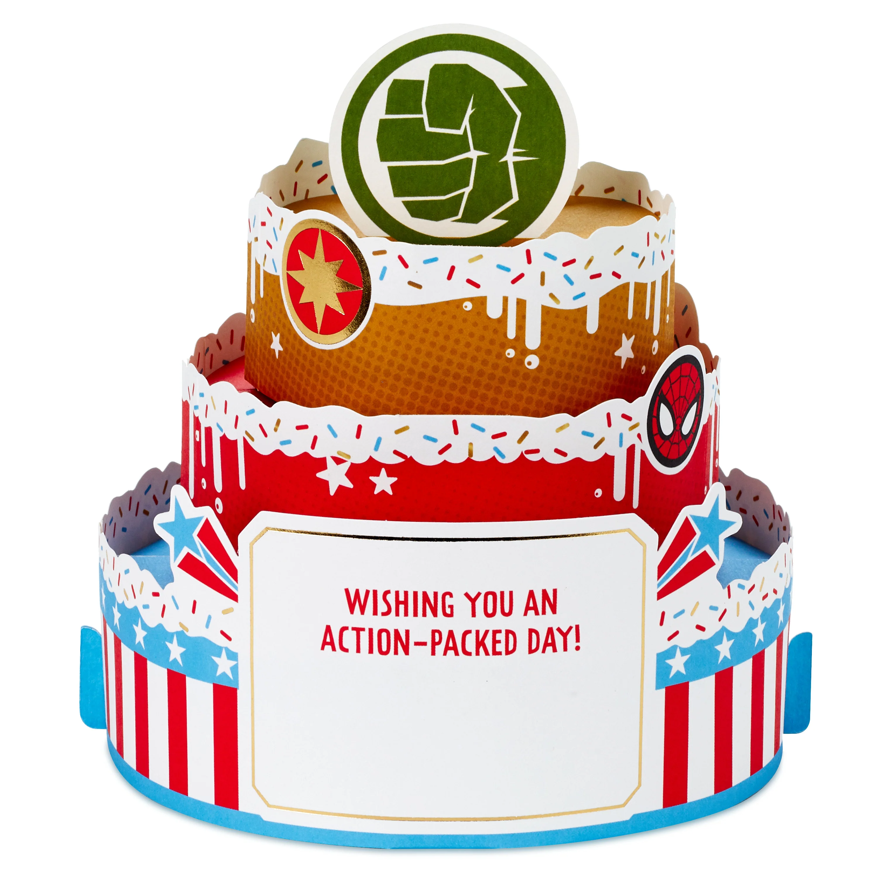 MARVEL Avengers Paper Wonder Collection 3D Pop-Up Birthday Card - Image 2