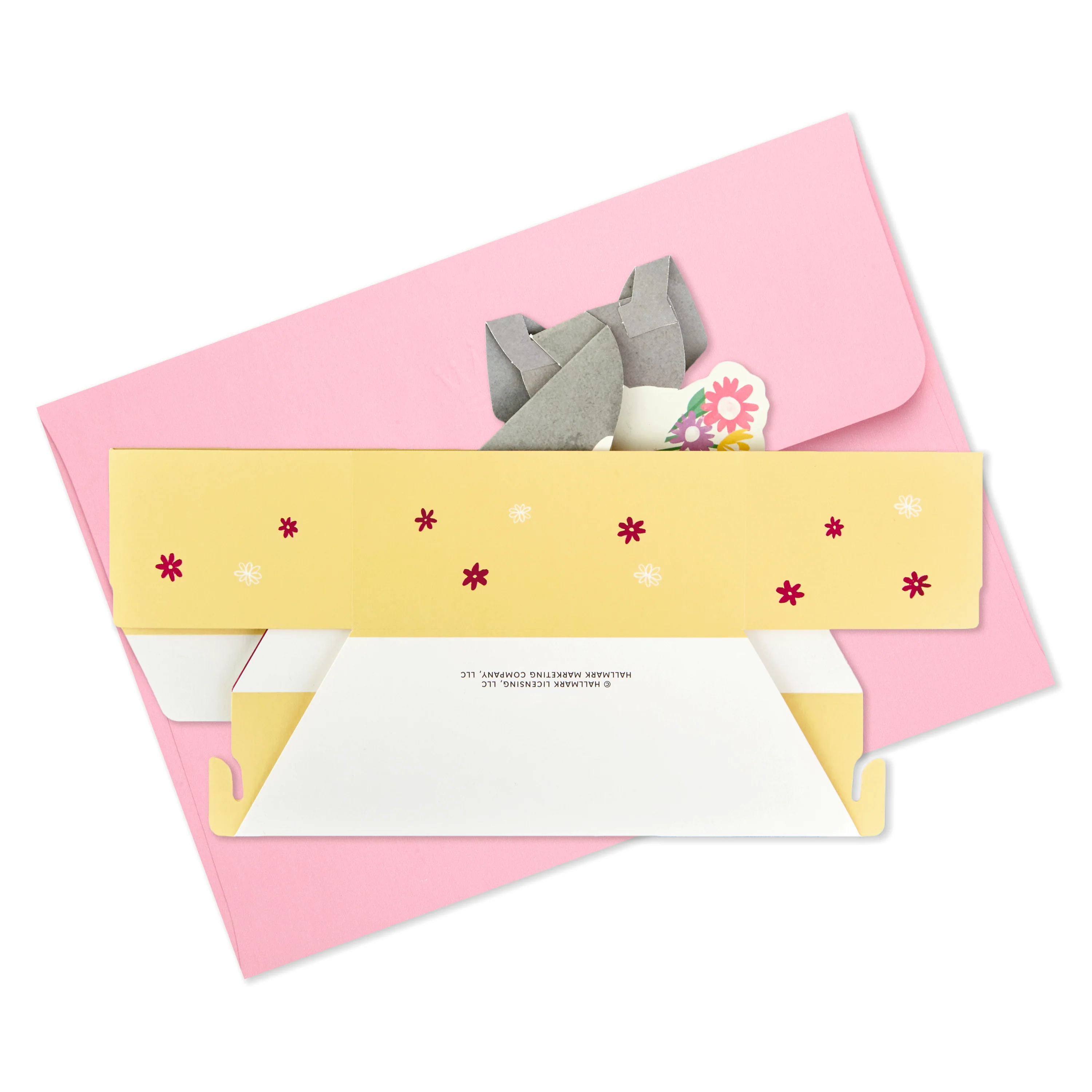 Mother's Day Card - 3D Pop-Up Cute Dog & Flower Design - Image 7
