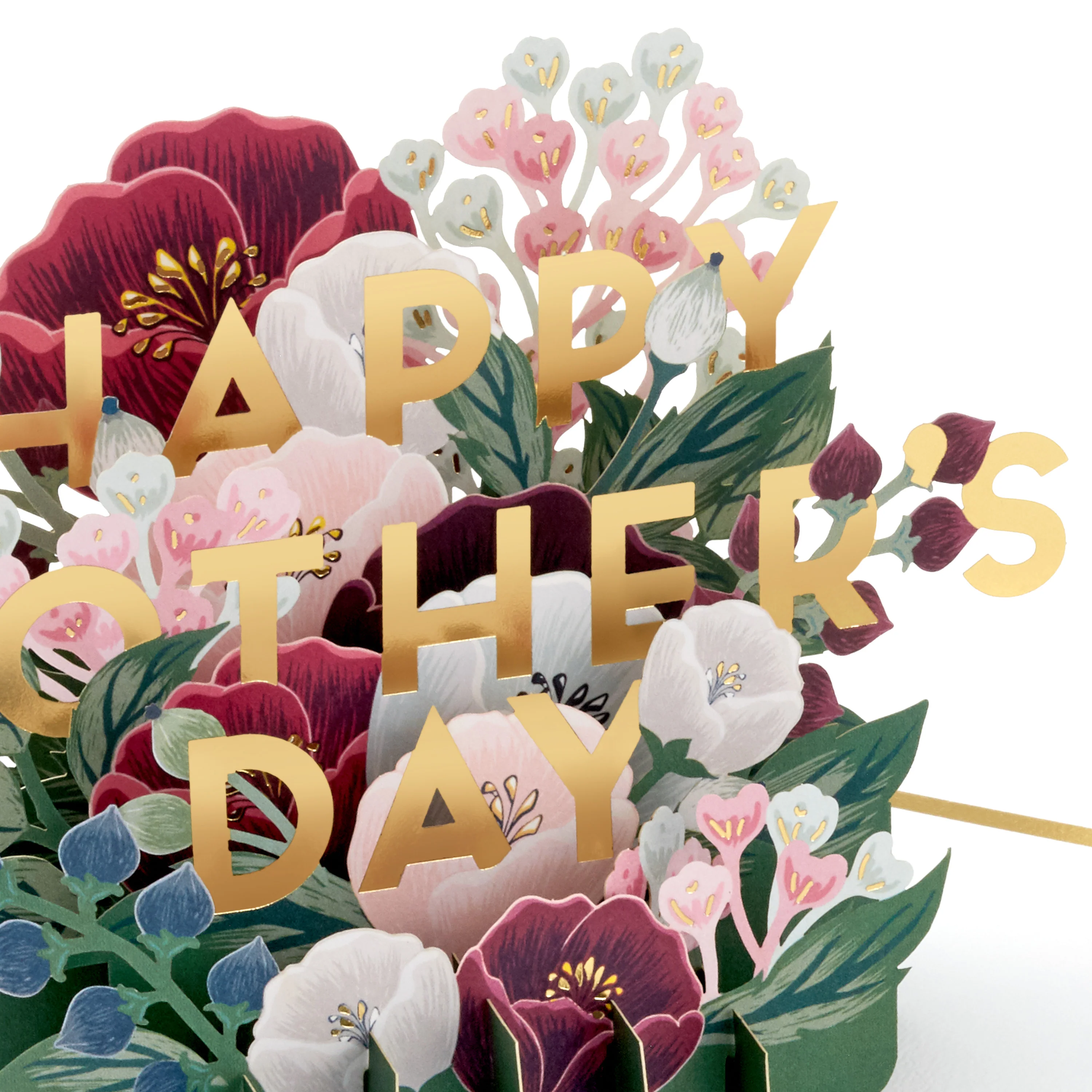Mother's Day Card - 3D Pop-Up Flower Bouquet Design - Image 4
