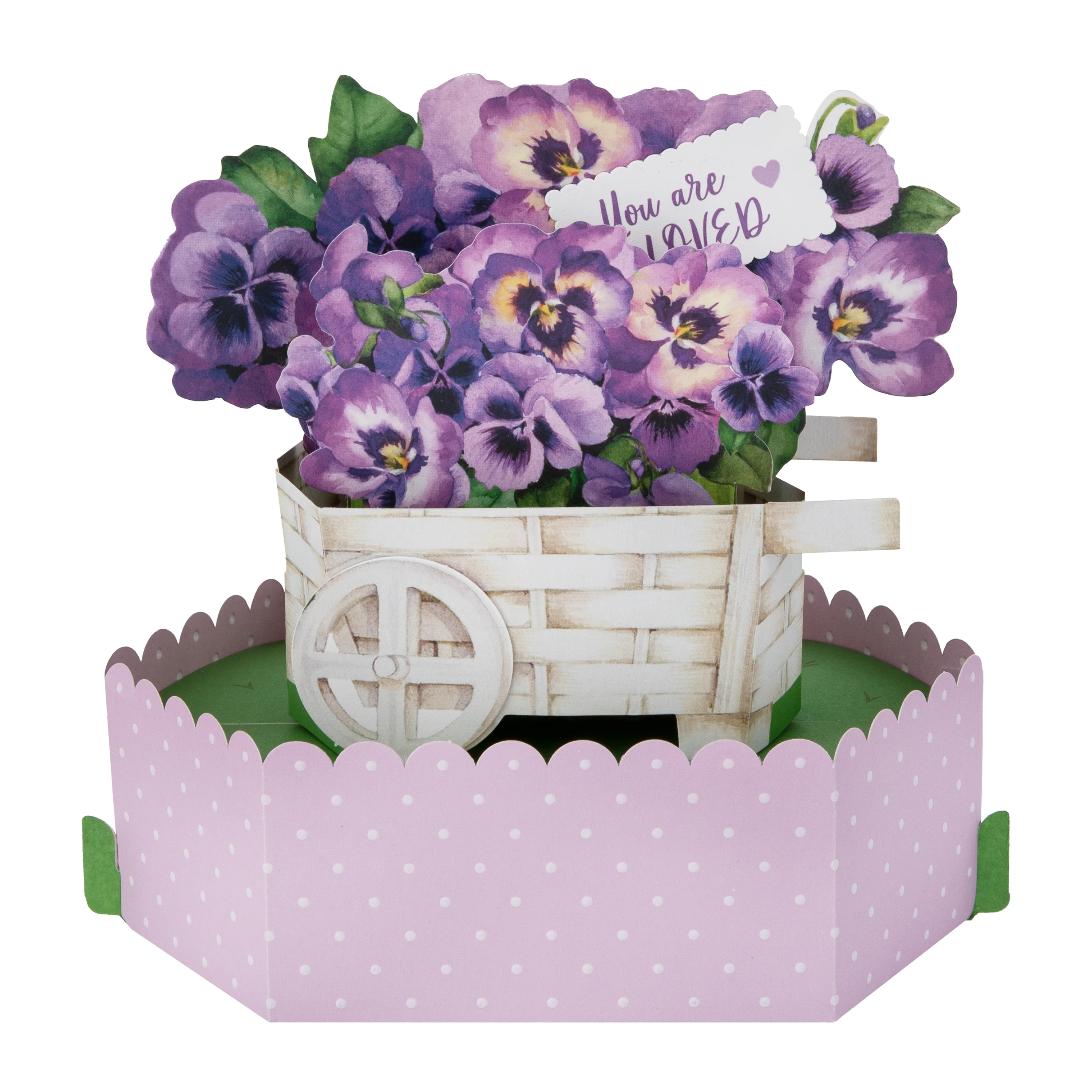 Mother's Day Card - 3D & Pop Up Flower Cart Design