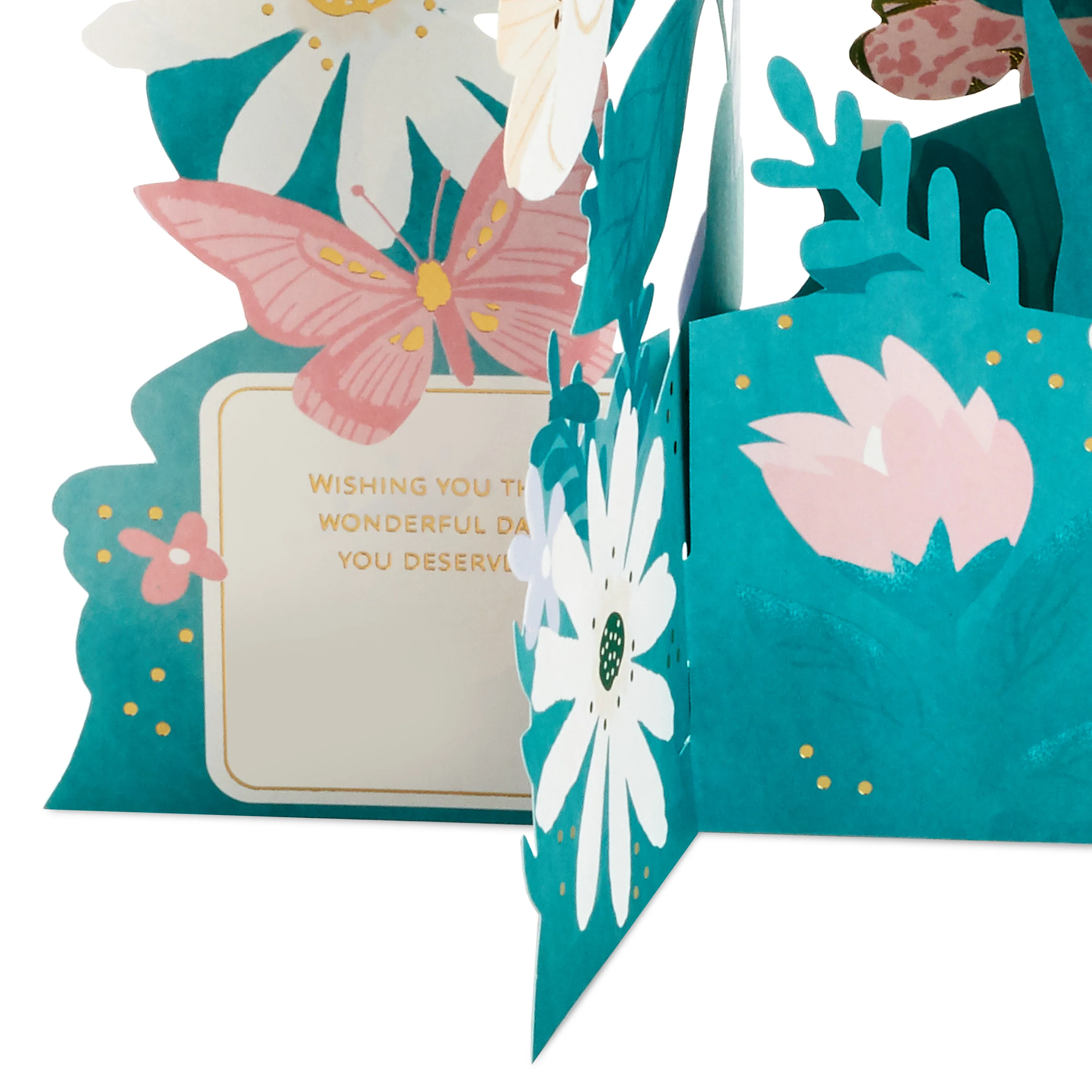 Mother's Day Card - 3D Pop-Up Jumbo Floral Banner Design - Image 6