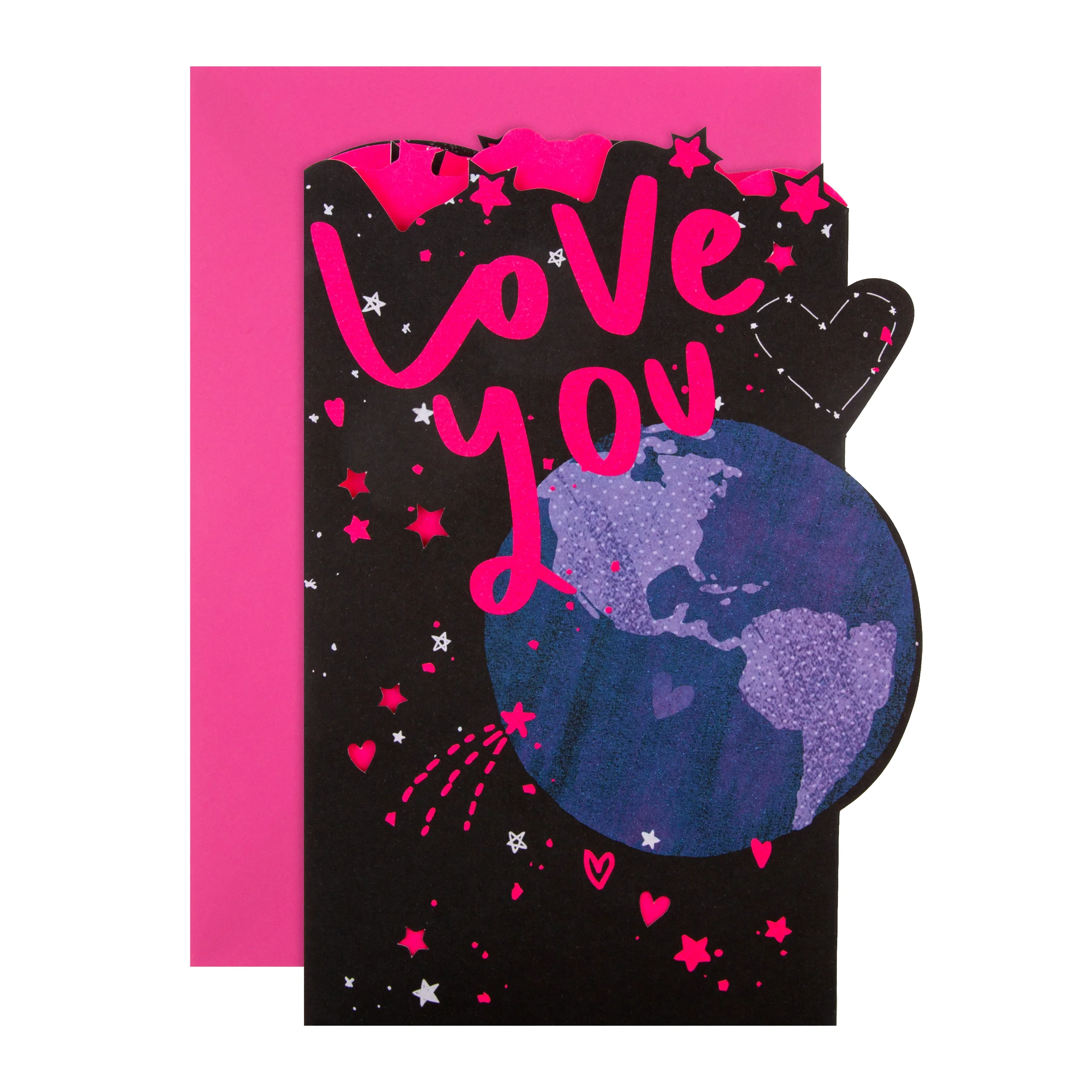 Mother's Day Card - Classic Pull-Out 'Love You' Design - Image 4