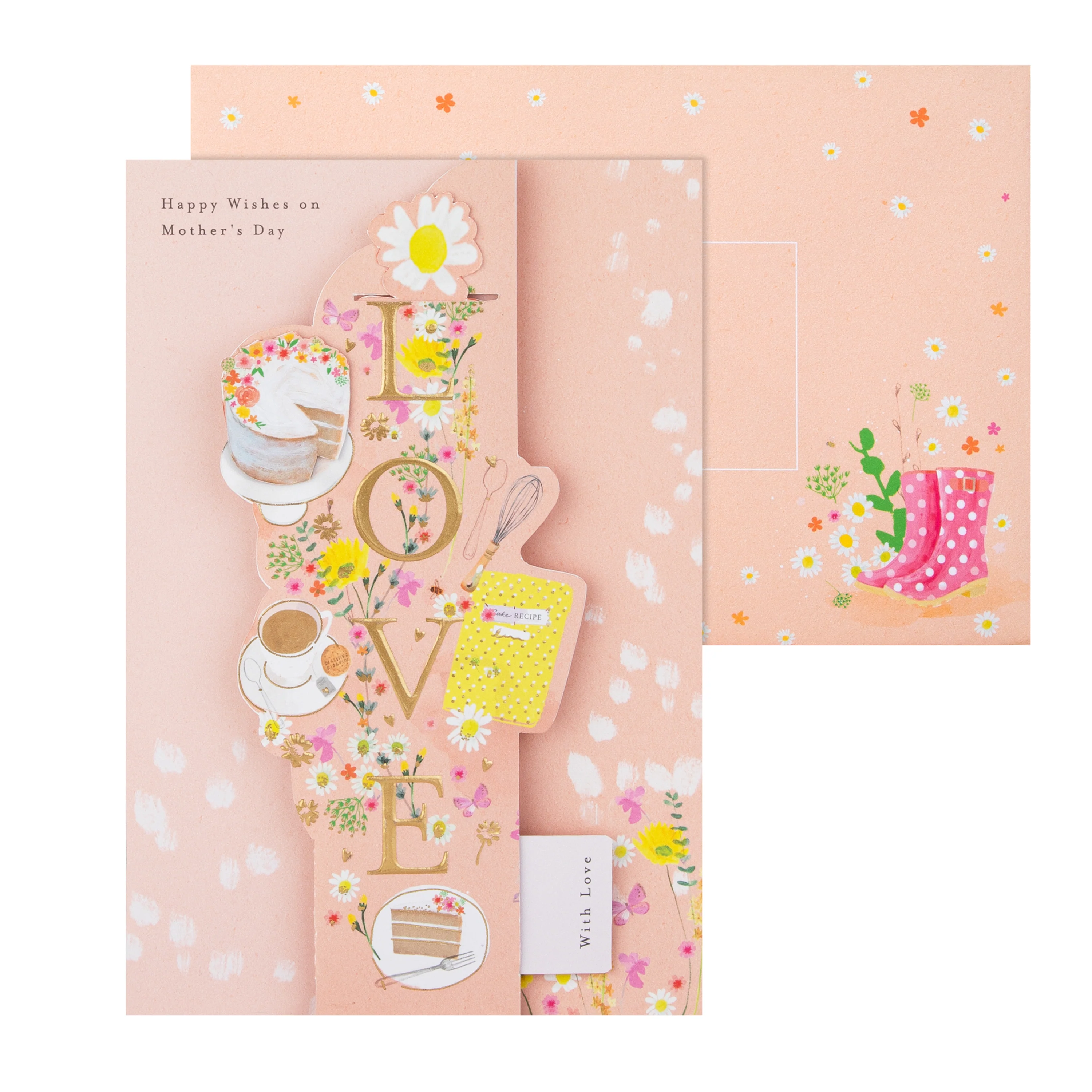 Mother's Day Card - Flowers Design with Bookmark - Image 6