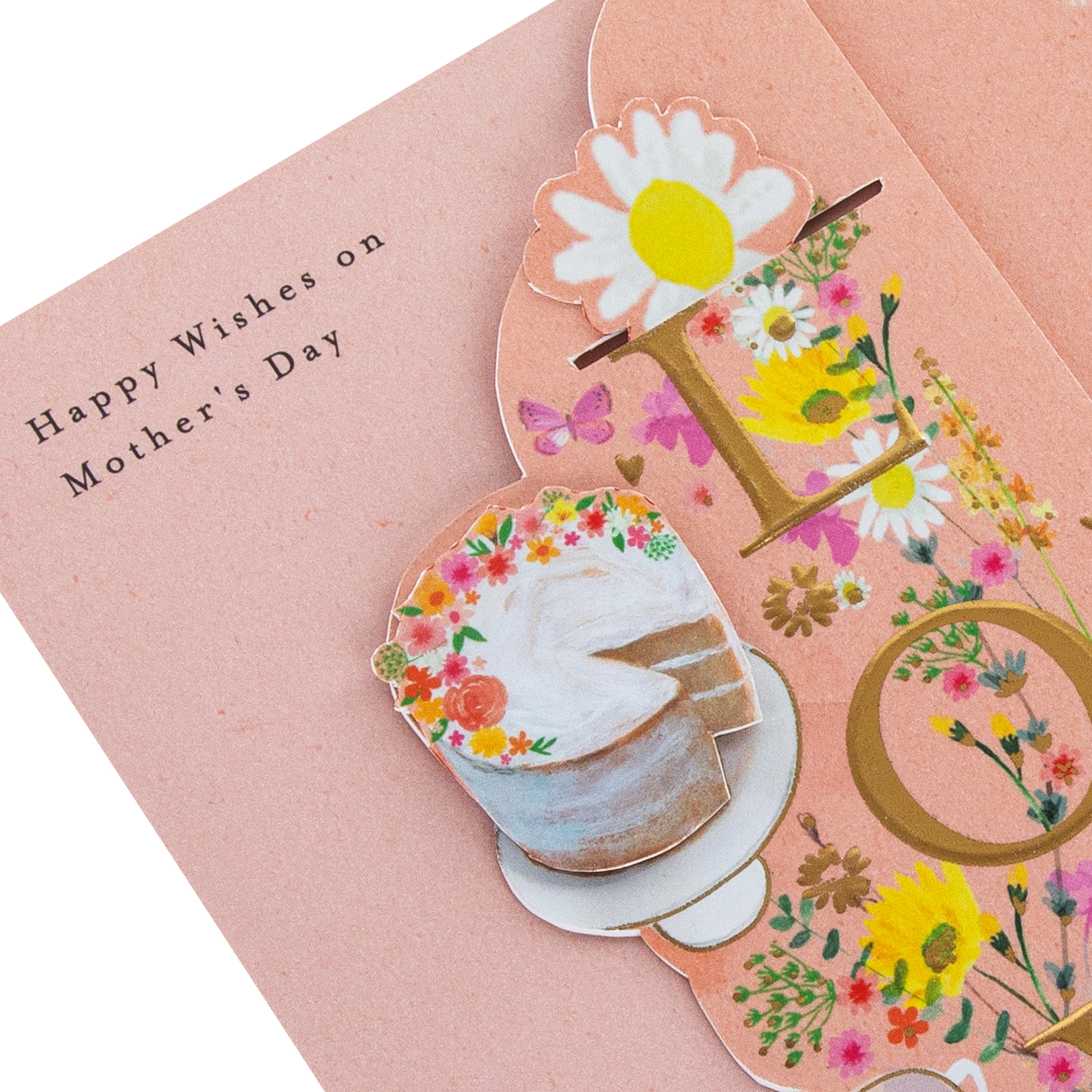 Mother's Day Card - Flowers Design with Bookmark - Image 7