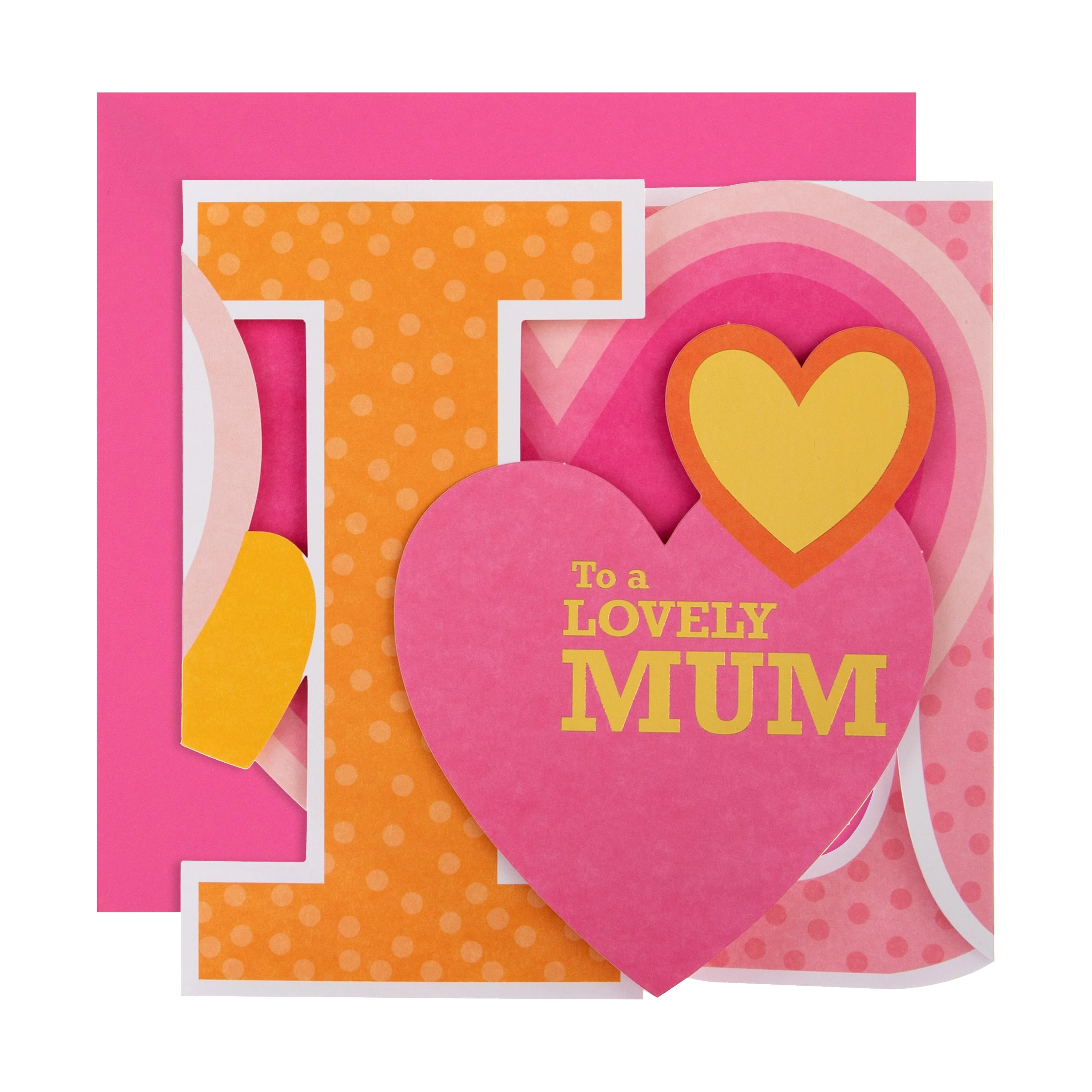 Mother's Day Card for Mum - 3D Keepsake Banner Design - Image 2