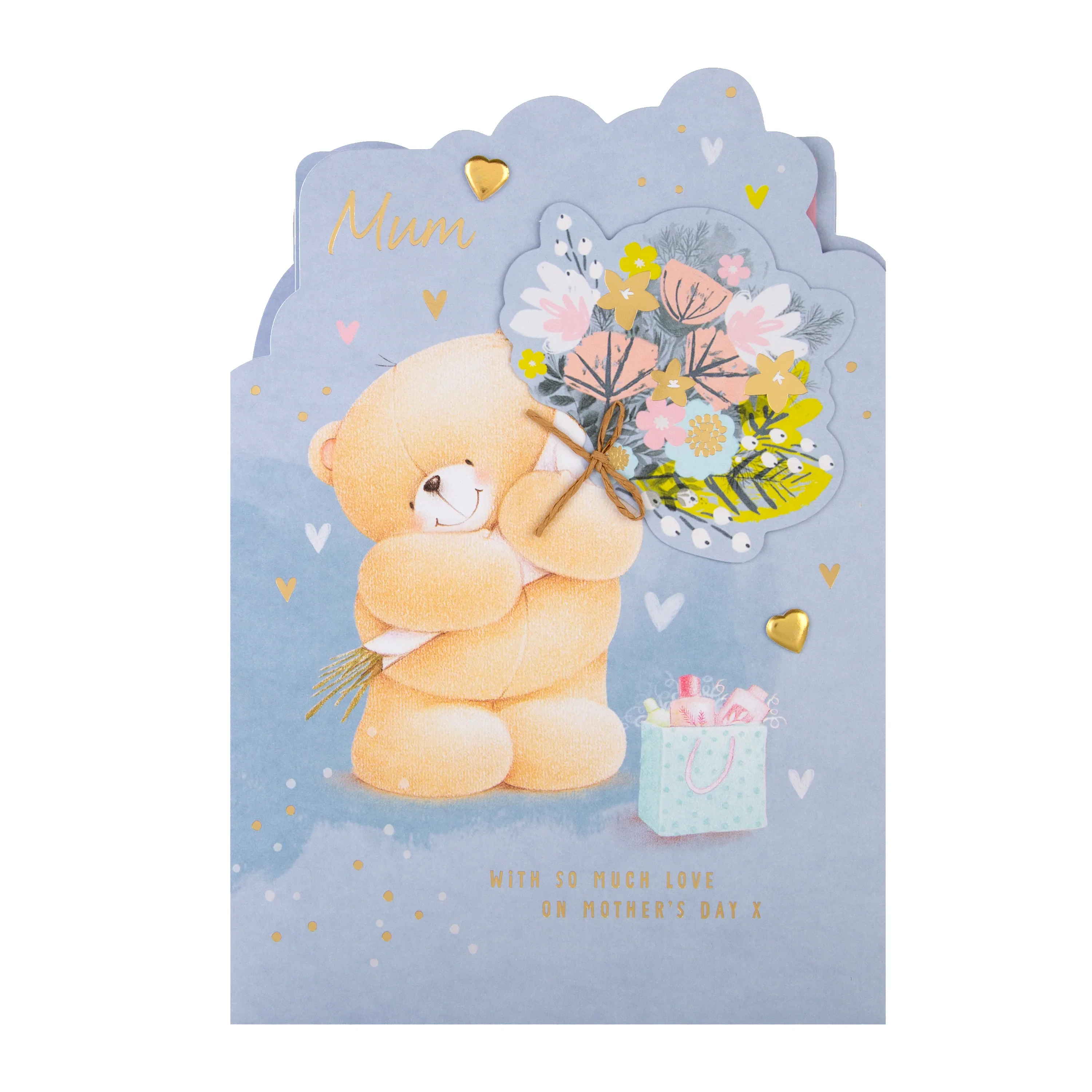 Mother's Day Card for Mum - Cute Pull-Out Forever Friends Design - Image 5