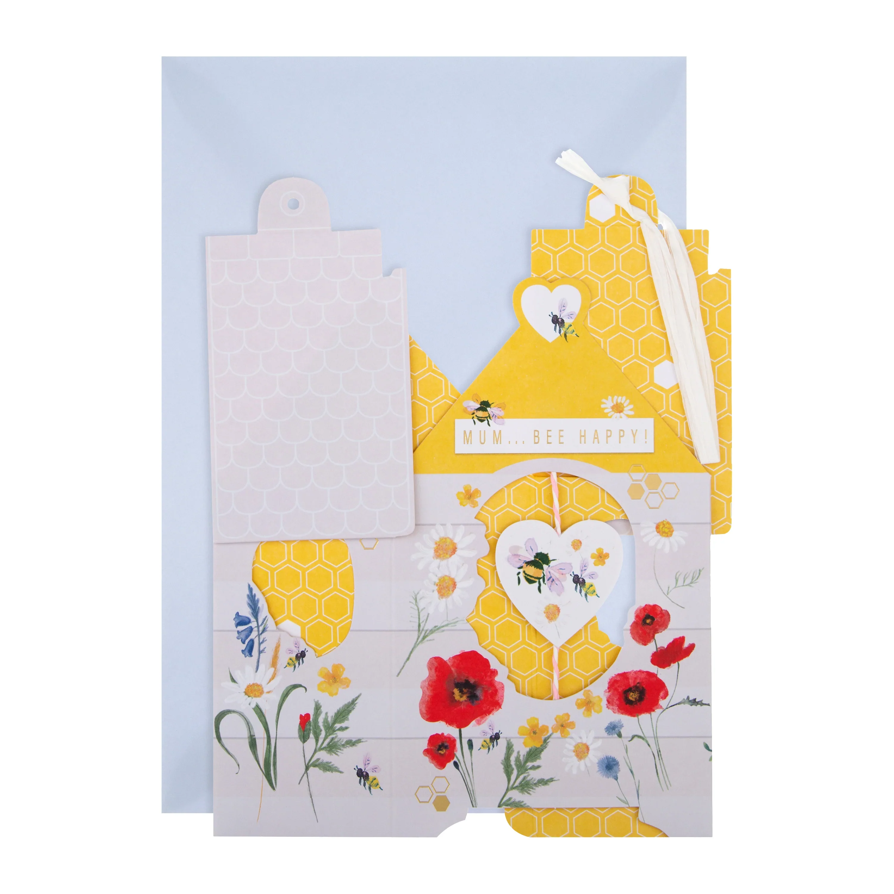 Mother's Day Card for Mum - Traditional 3D Bee Hive Design - Image 6