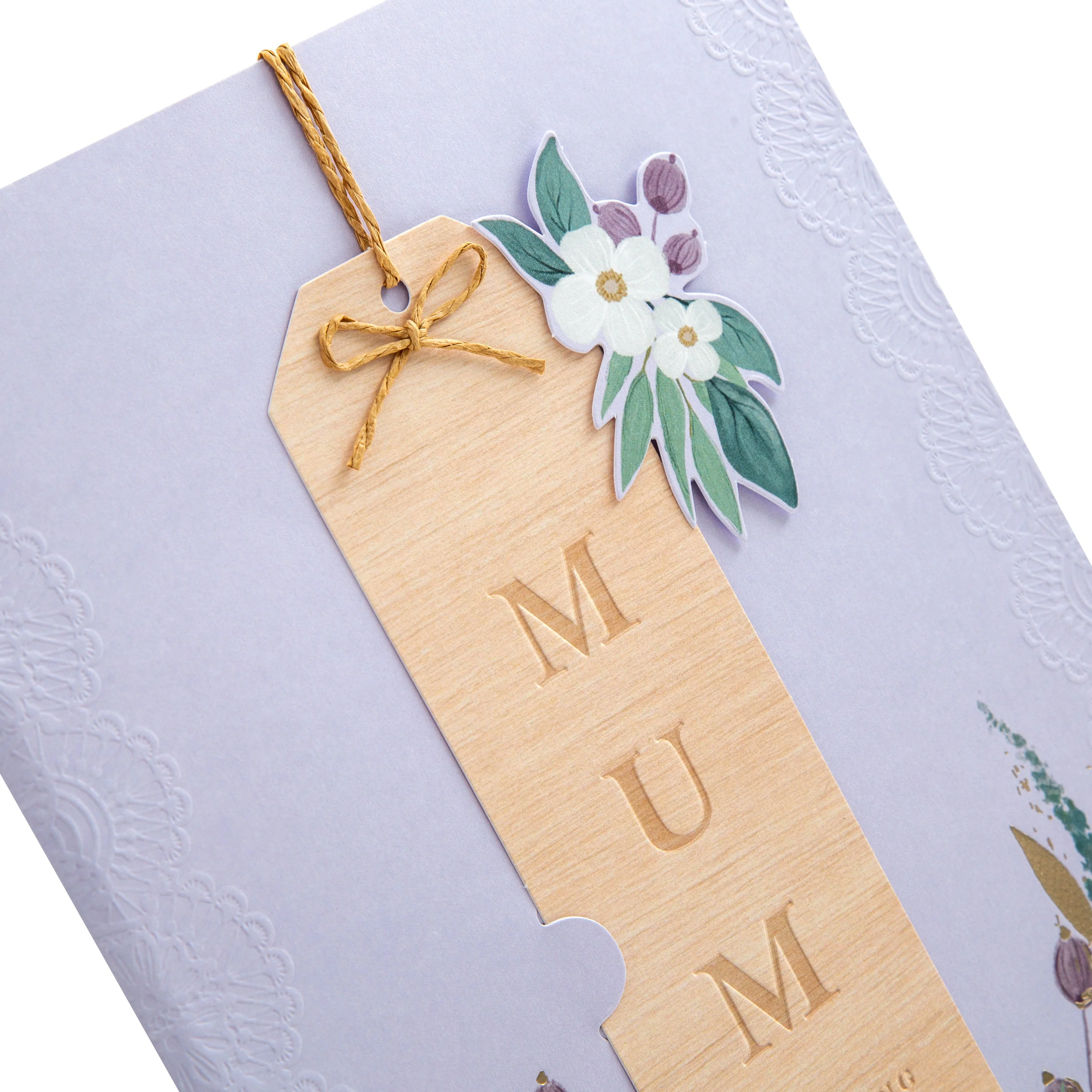 Mother's Day Card for Mum - Traditional Floral Design with 3D Add On and Gold Foil - Image 4