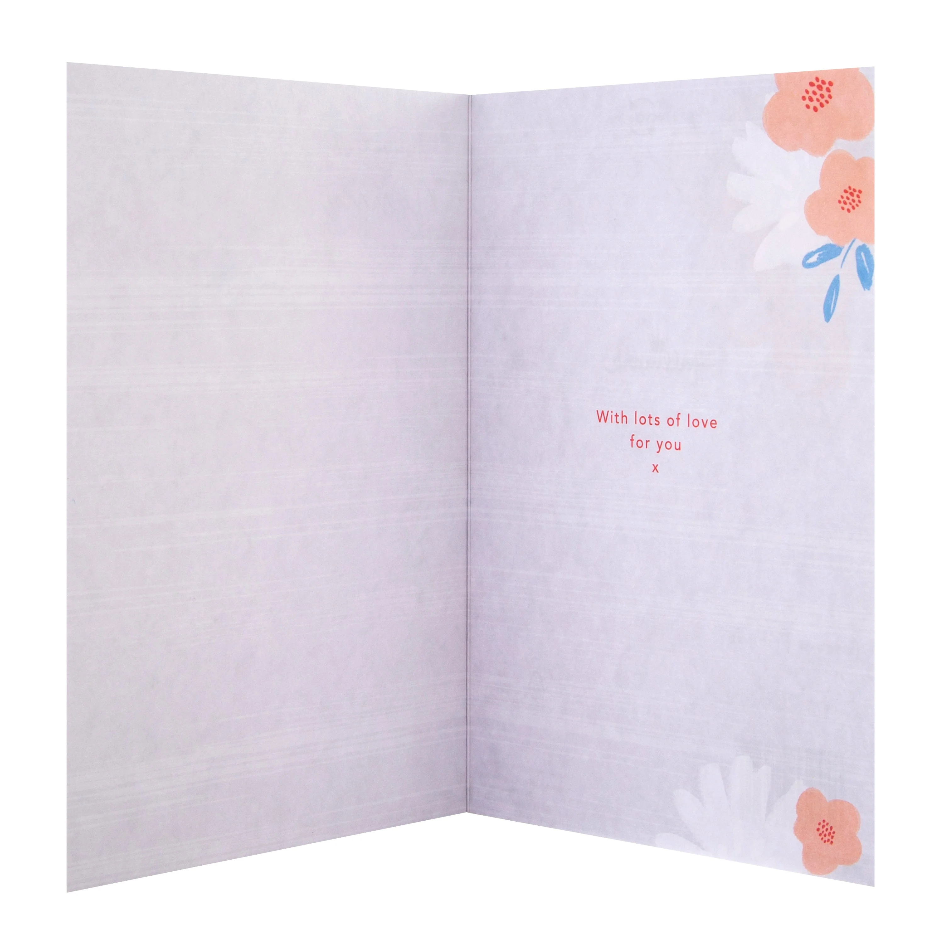 Mother's Day Card for Nanny - Cute Forever Friends Design with Rose Gold Foil - Image 2