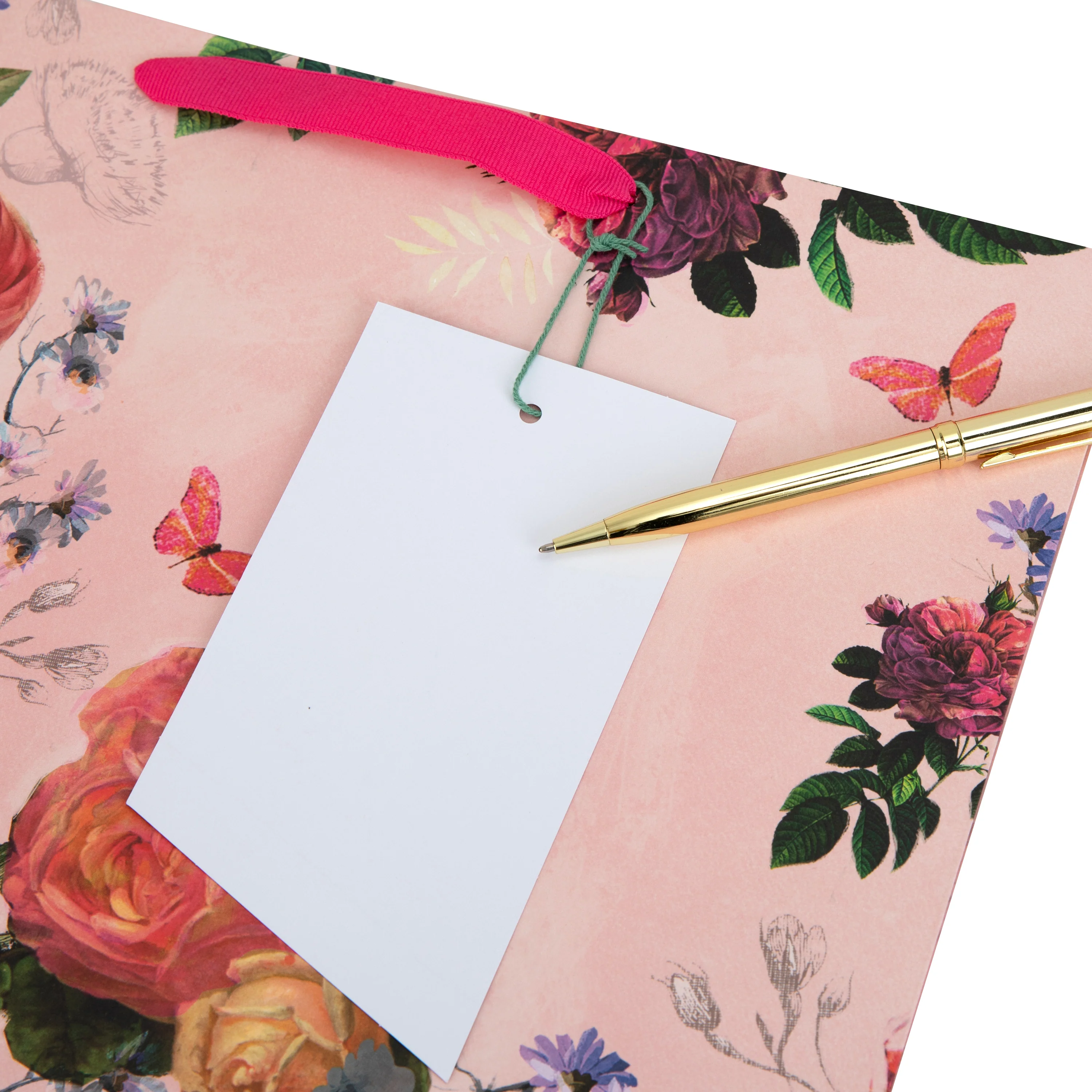 Mother's Day Gift Wrap Pack - 1 Large Gift Bag, 3 Gold Tissue Paper Sheets & 1 Card - Image 4