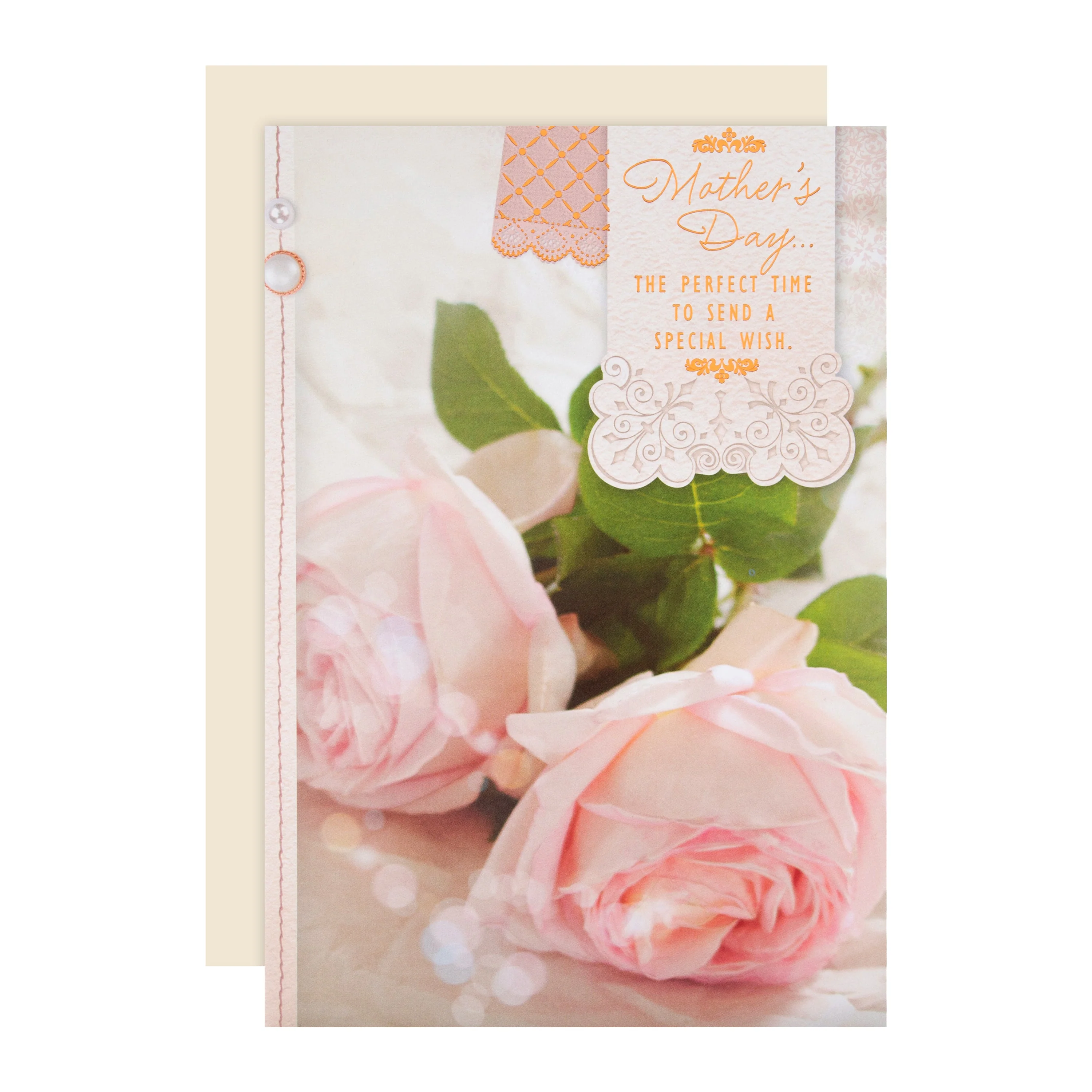 Mother's Day Gift Wrap Pack - 1 Large Gift Bag, 3 Gold Tissue Paper Sheets & 1 Card - Image 5