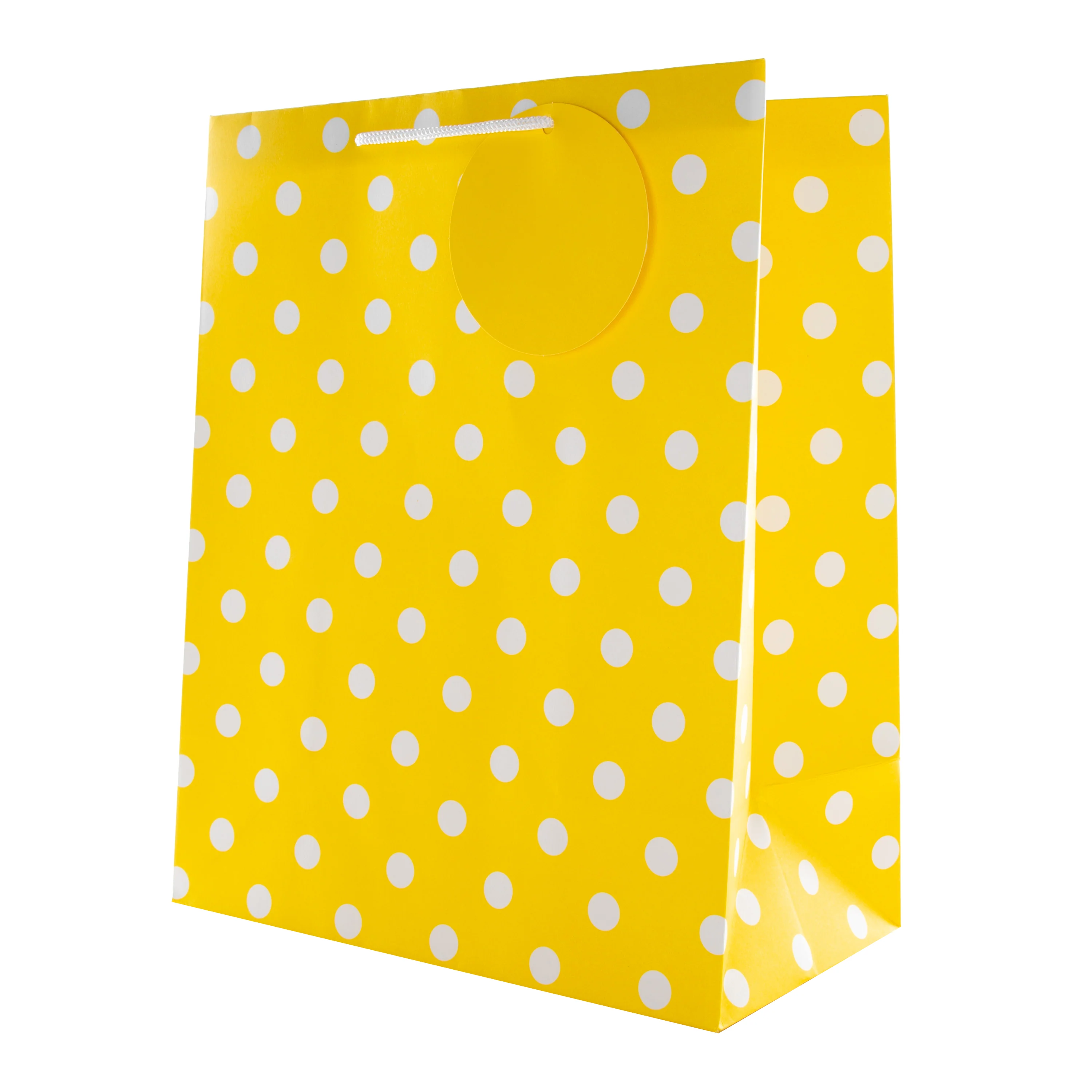 Multi-Occasion Large Gift Bag Pack - 4 Bright Coloured Bags in 1 Polka-Dot Design - Image 4