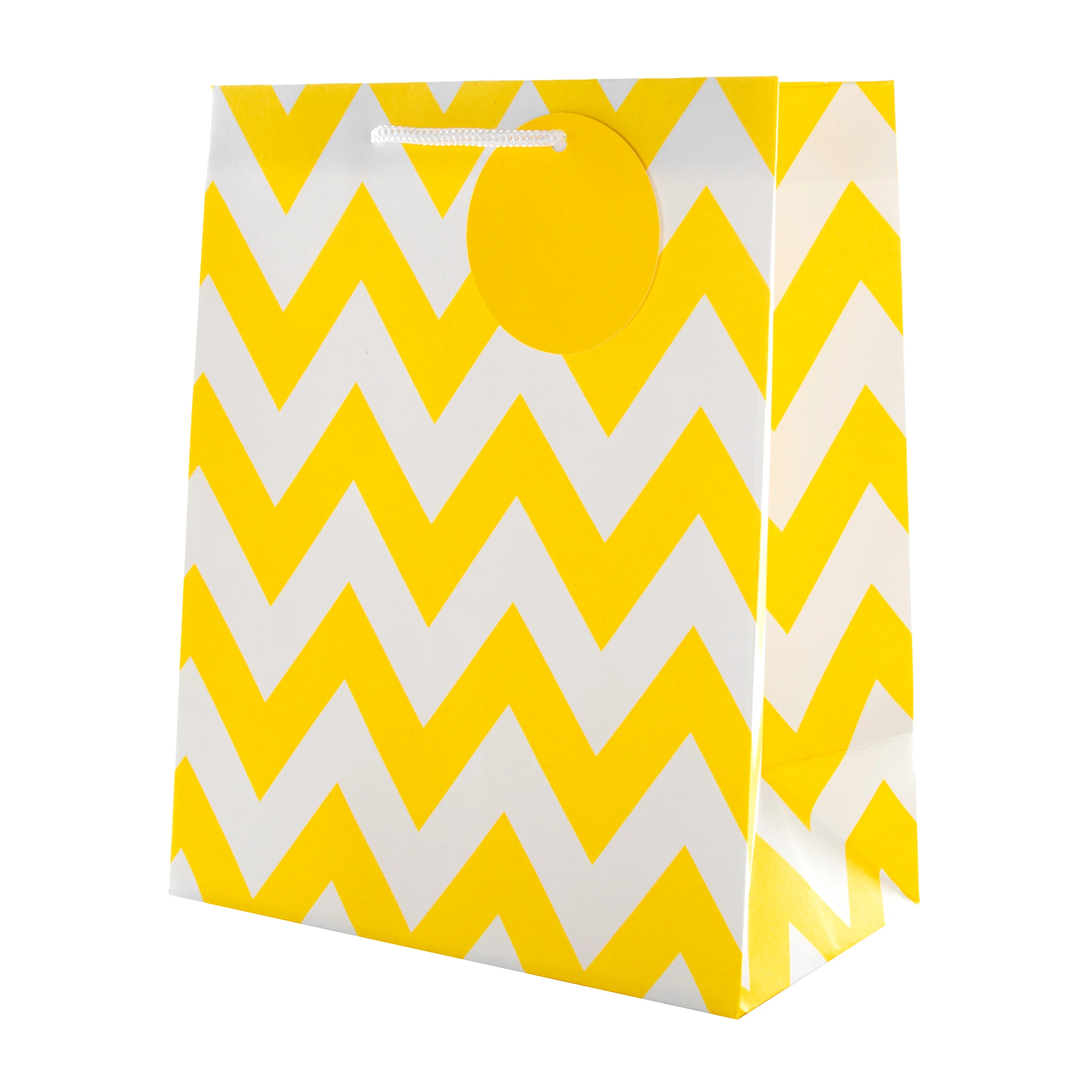 Multi-Occasion Medium Gift Bag Pack - 4 Bright Coloured Bags in 1 Zig-Zag Design - Image 6