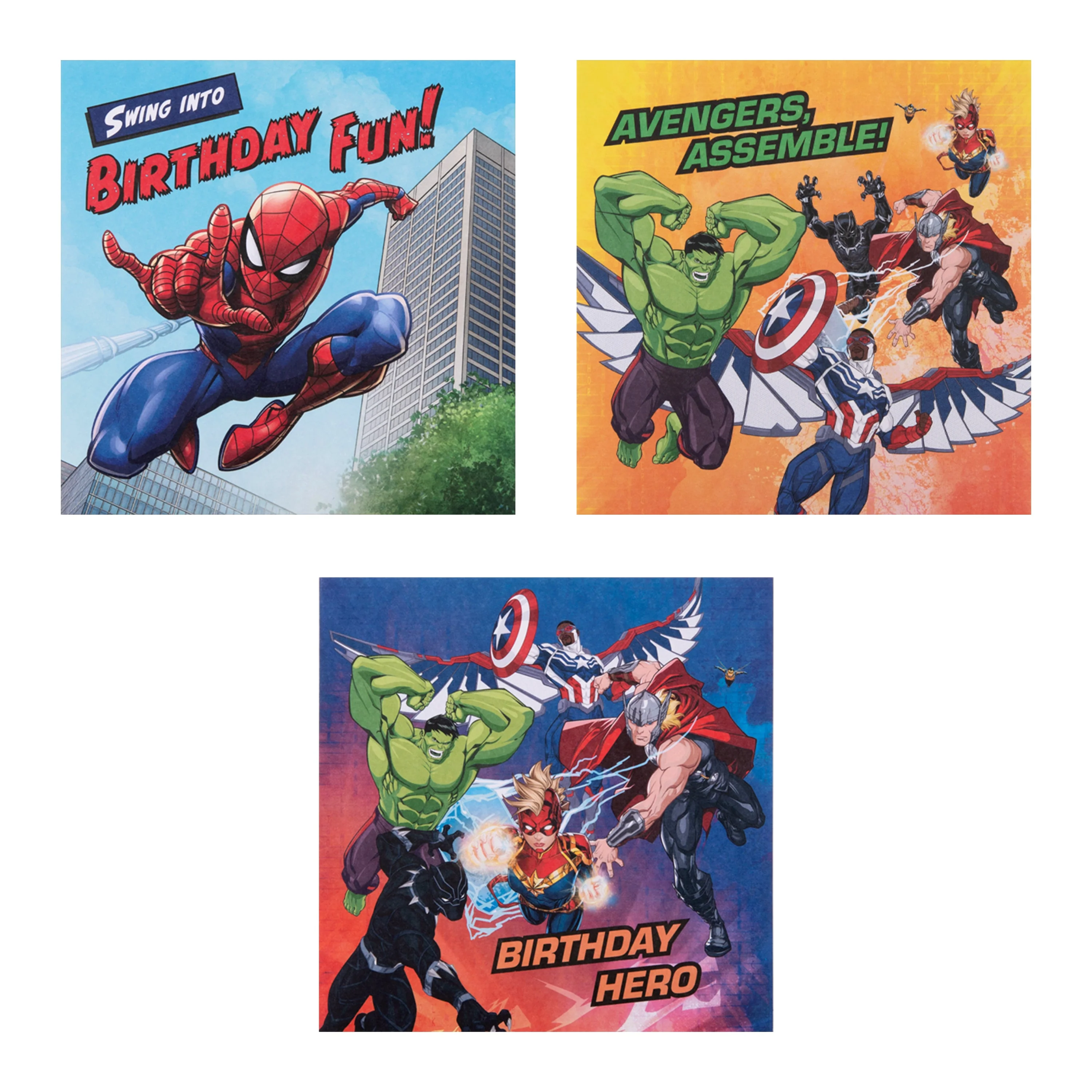 Multipack Birthday Cards - Pack of 10 in 5 MARVEL Designs - Image 5