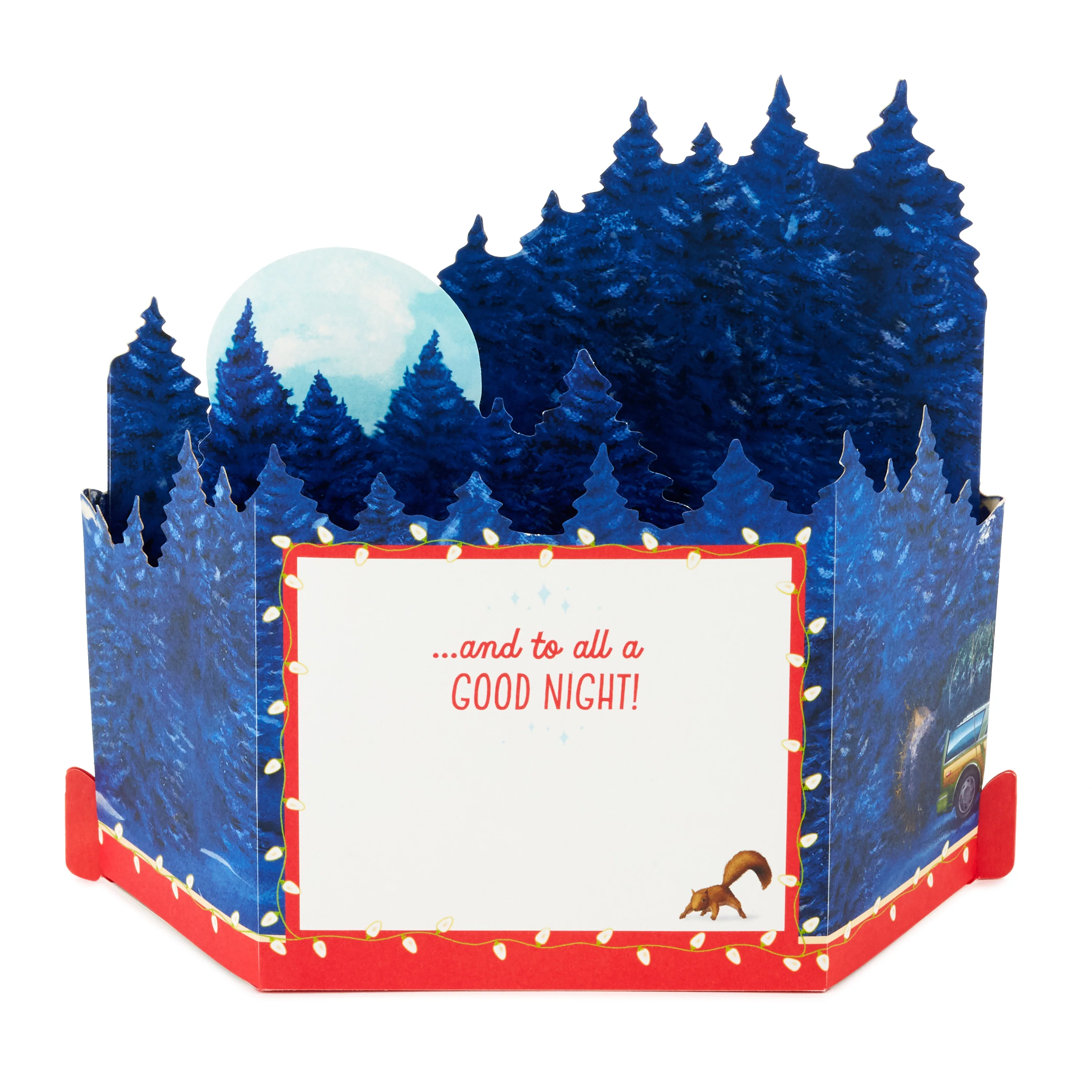 Musical Christmas Paper Wonder Card - 3D Pop-Up Light & Music National Lampoon's Christmas Vacation - Image 3