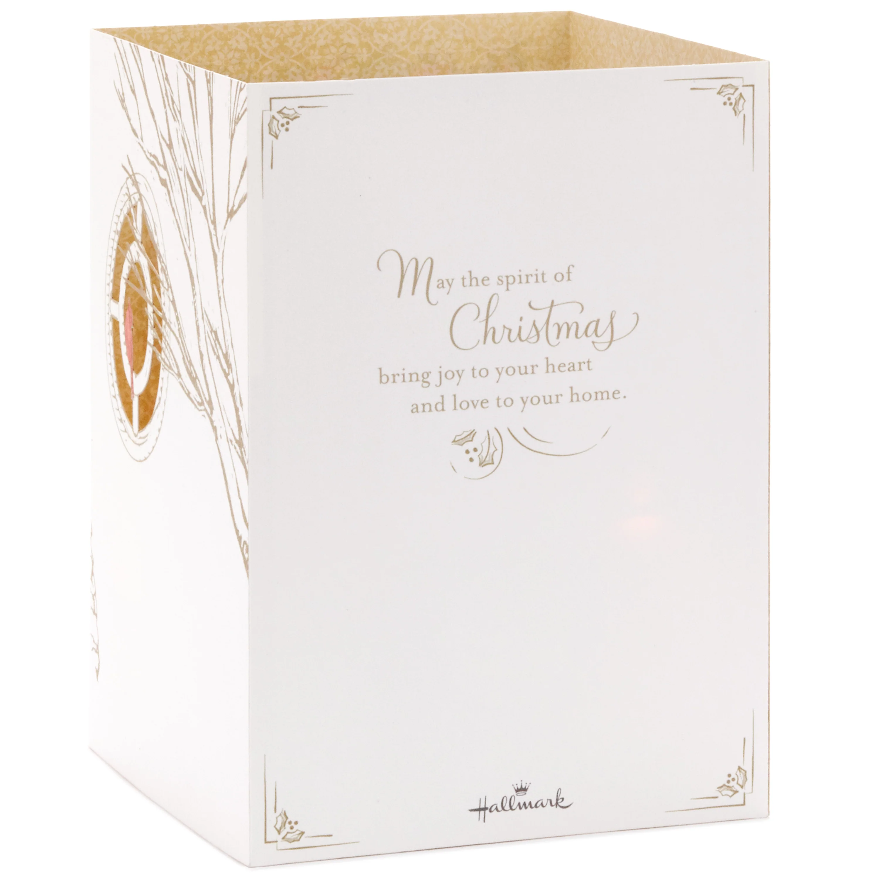Musical & Light Up Christmas Card - 3D Pop-Up Santa Design - Image 4