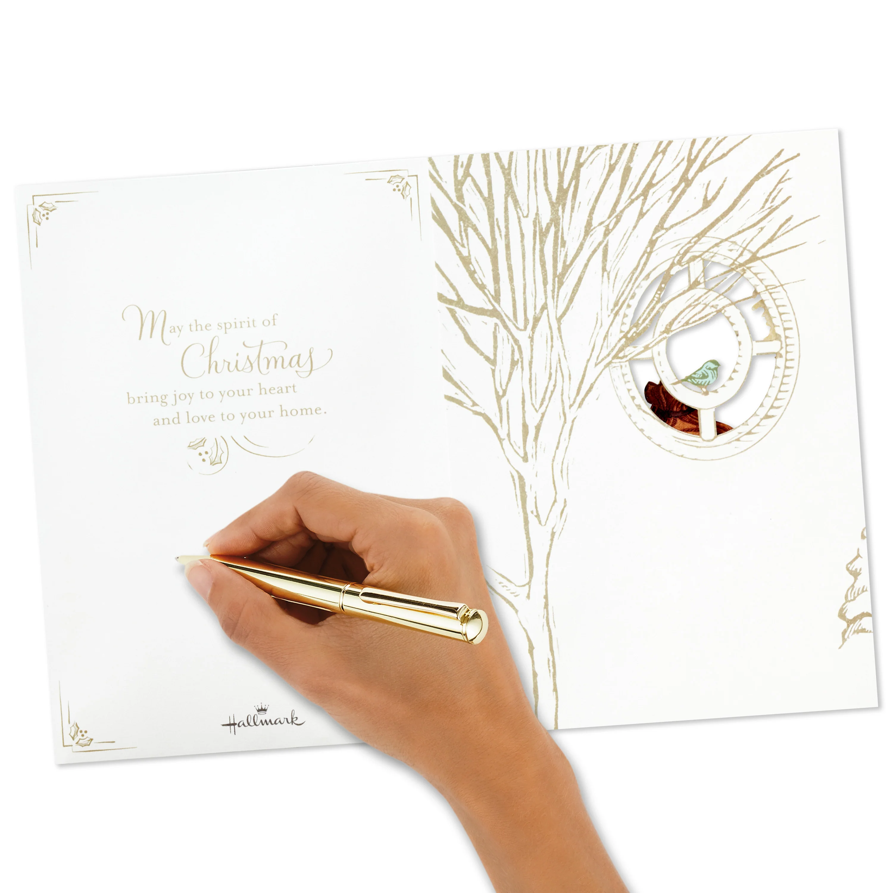 Musical & Light Up Christmas Card - 3D Pop-Up Santa Design - Image 6
