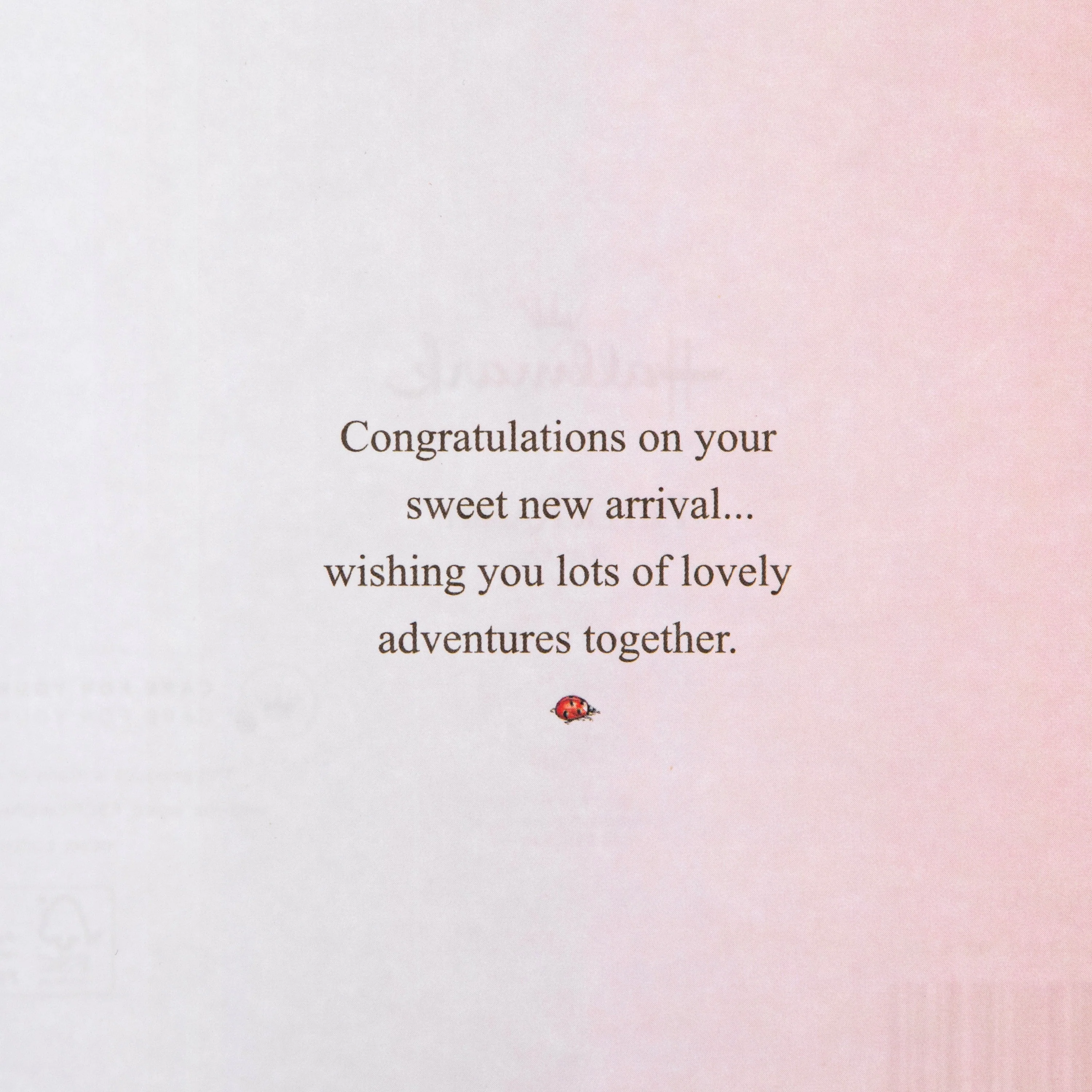 New Baby Girl Card - Beatrix Potter Peter Rabbit™ Design - Image 3