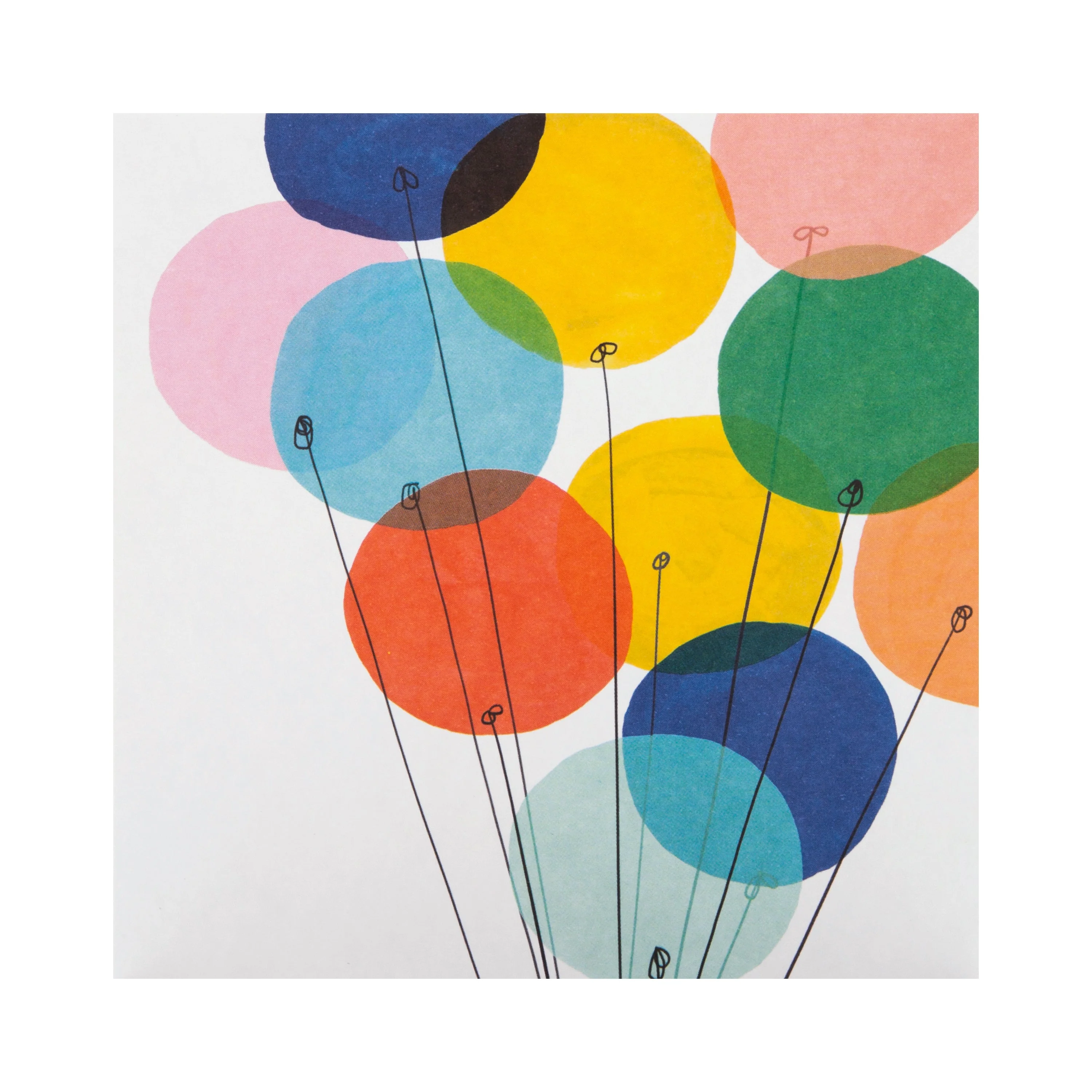 Pack of Contemporary Birthday Cards - 10 Cards in 2 Colourful Designs - Image 3