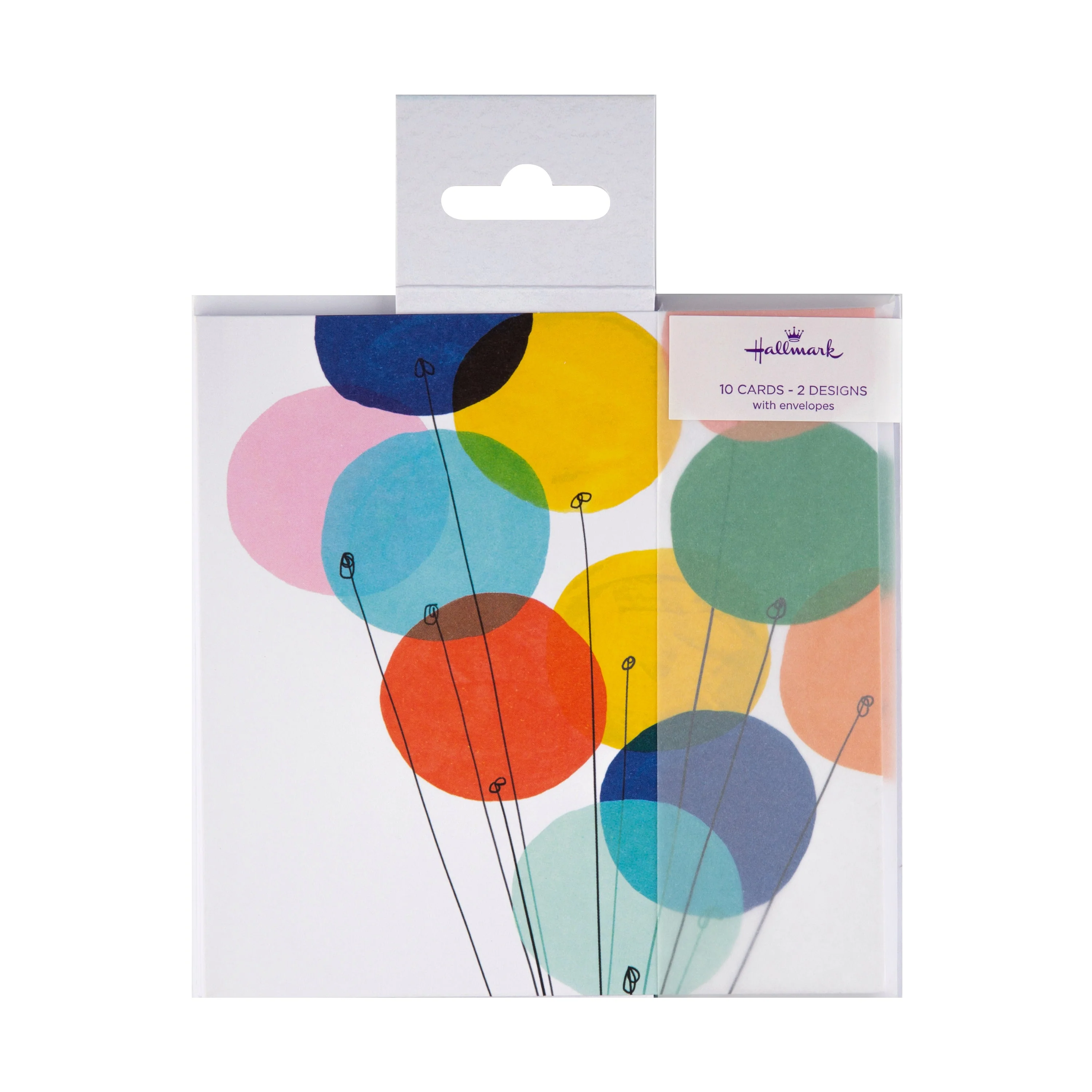 Pack of Contemporary Birthday Cards - 10 Cards in 2 Colourful Designs - Image 5
