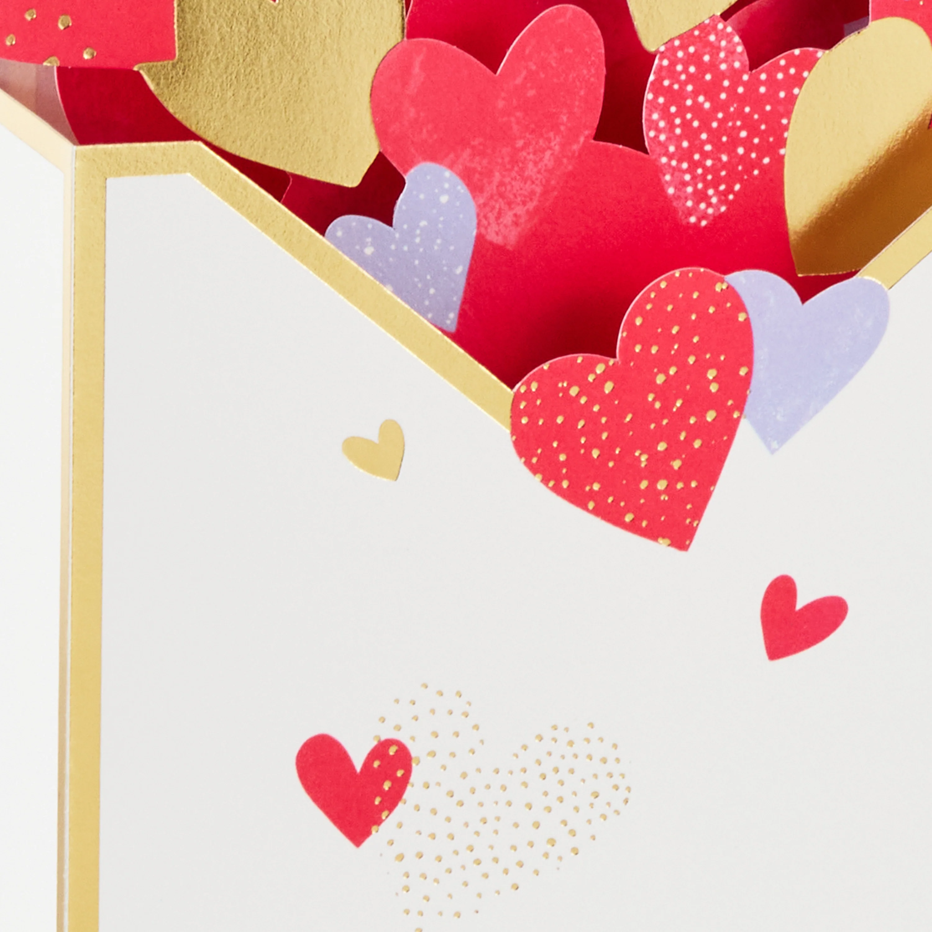Paper Wonder 3D Pop-Up Box of Hearts Valentine's Day Card - Image 3