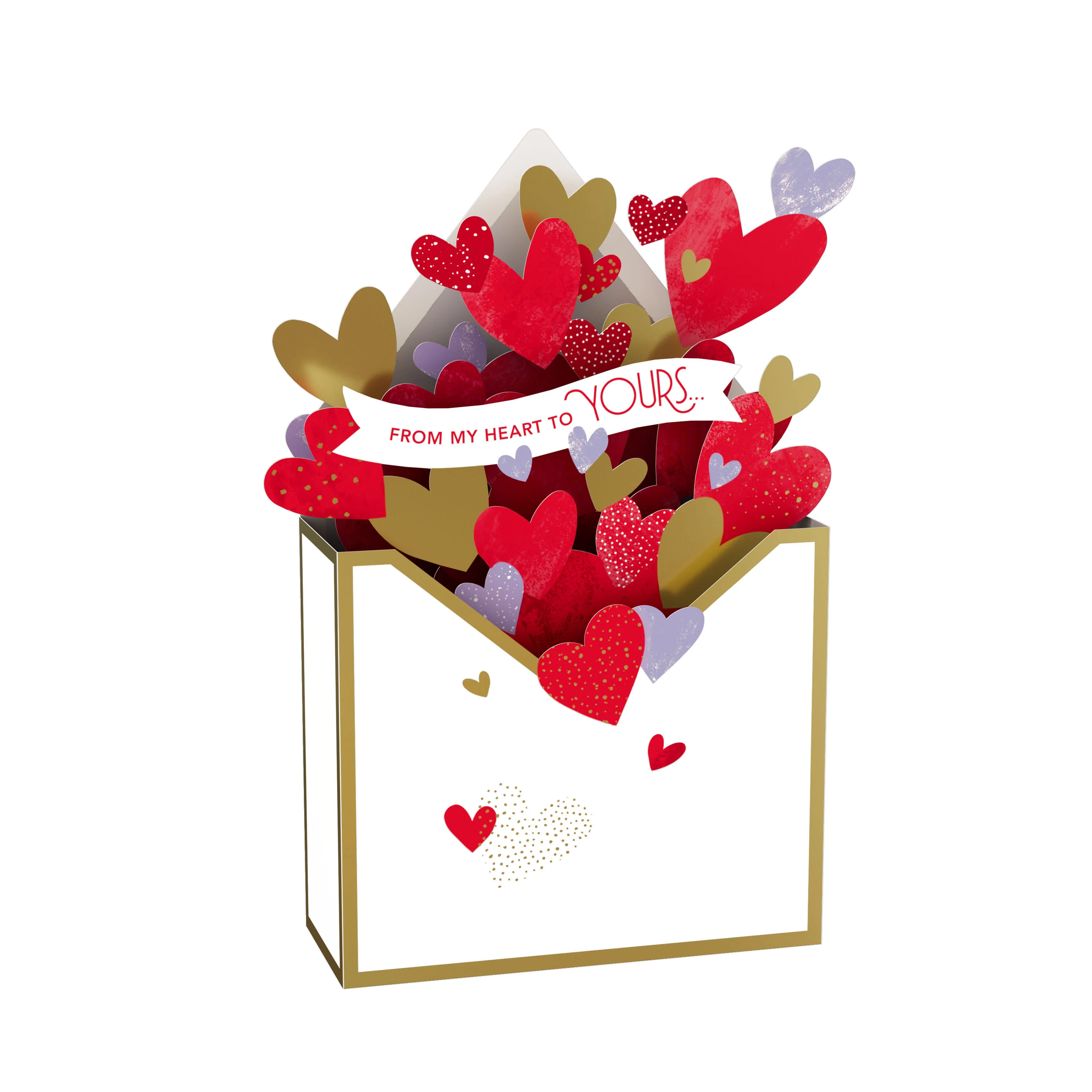 Paper Wonder 3D Pop-Up Box of Hearts Valentine's Day Card - Image 8