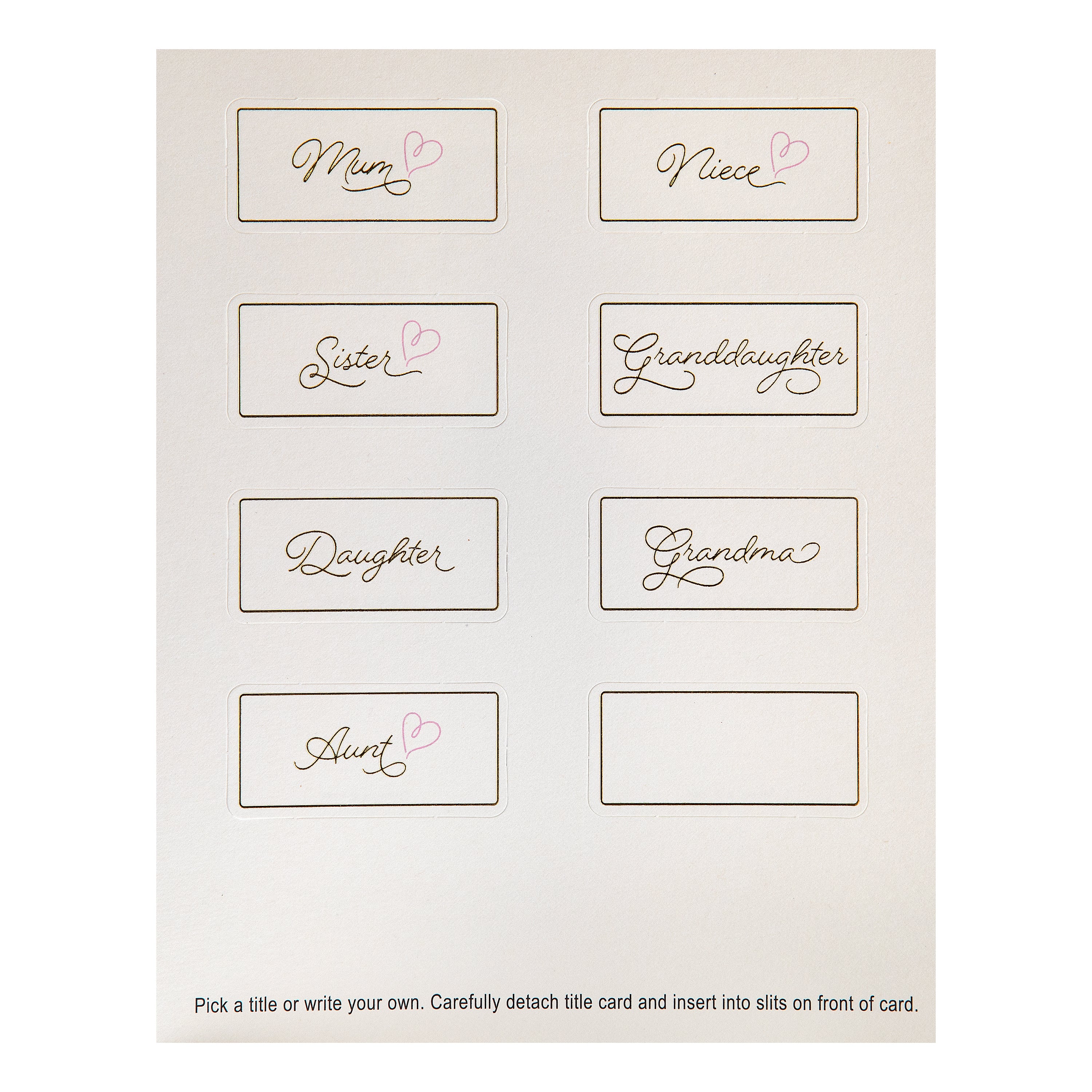 Paper Wonder 3D Pop-Up Personalised Sticker Appreciation Card for Her - Image 3
