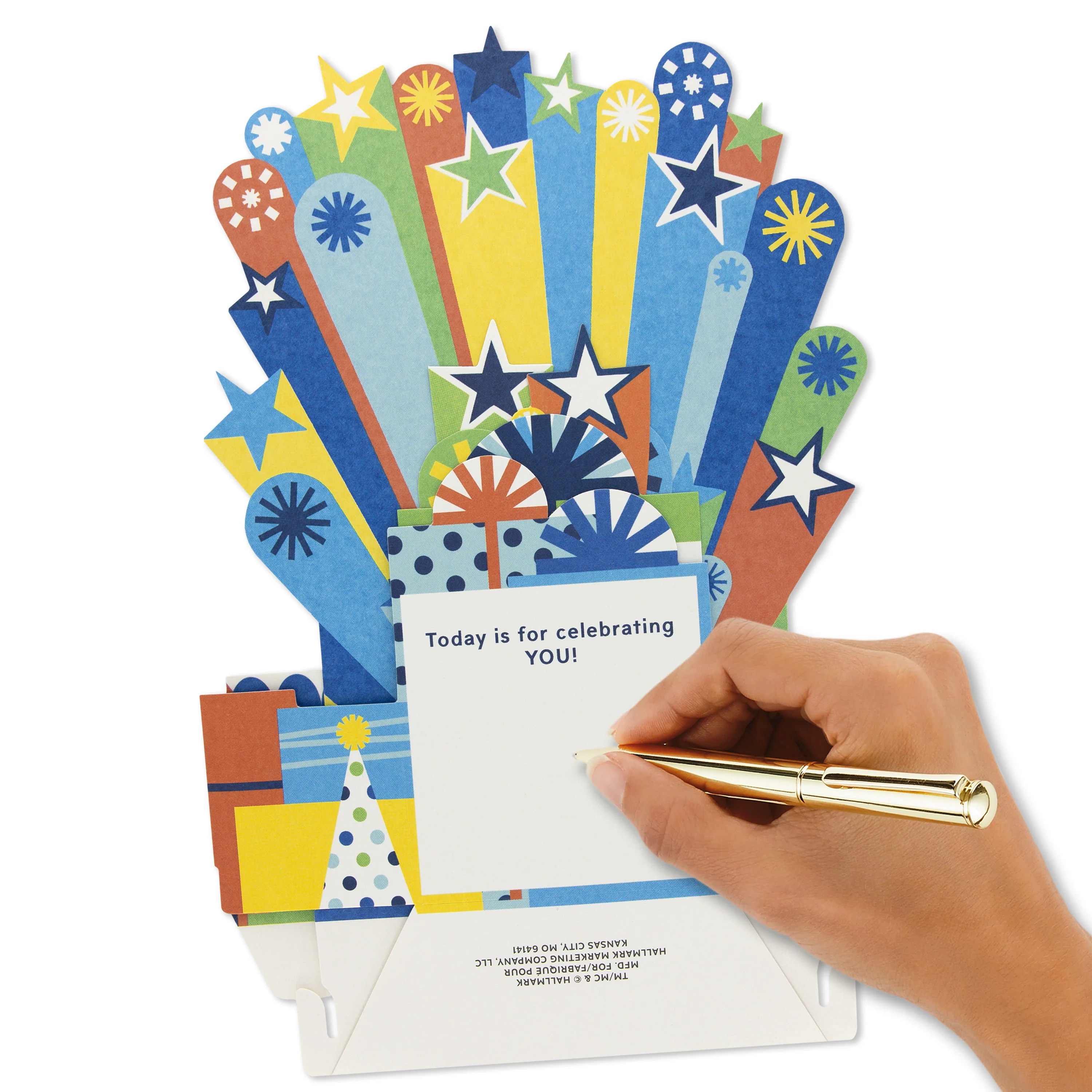 Paper Wonder 3D Pop-Up Personalised Sticker Birthday Card for Him - Image 8