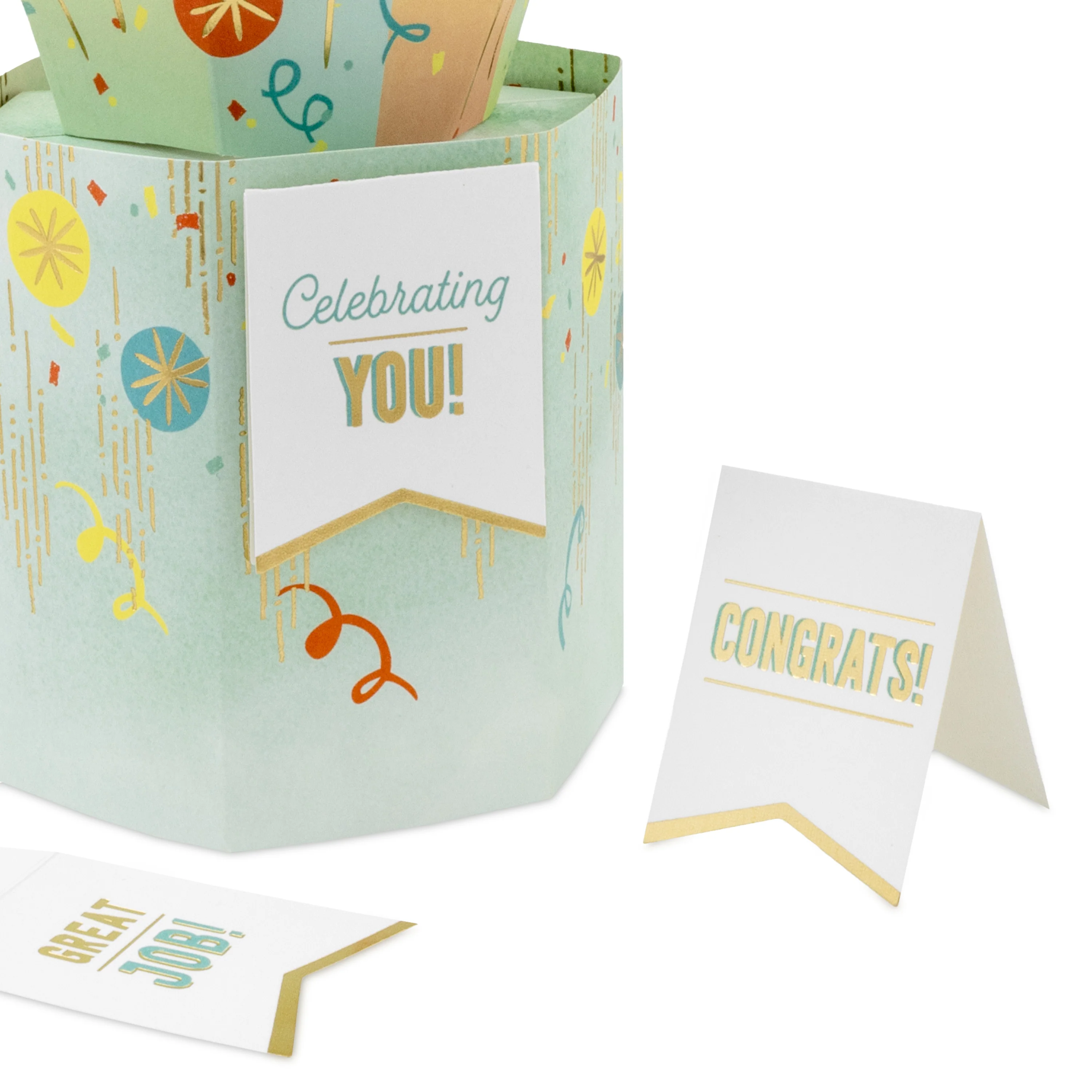 Paper Wonder 3D Pop-Up Personalised Sticker Celebration Card - Image 4