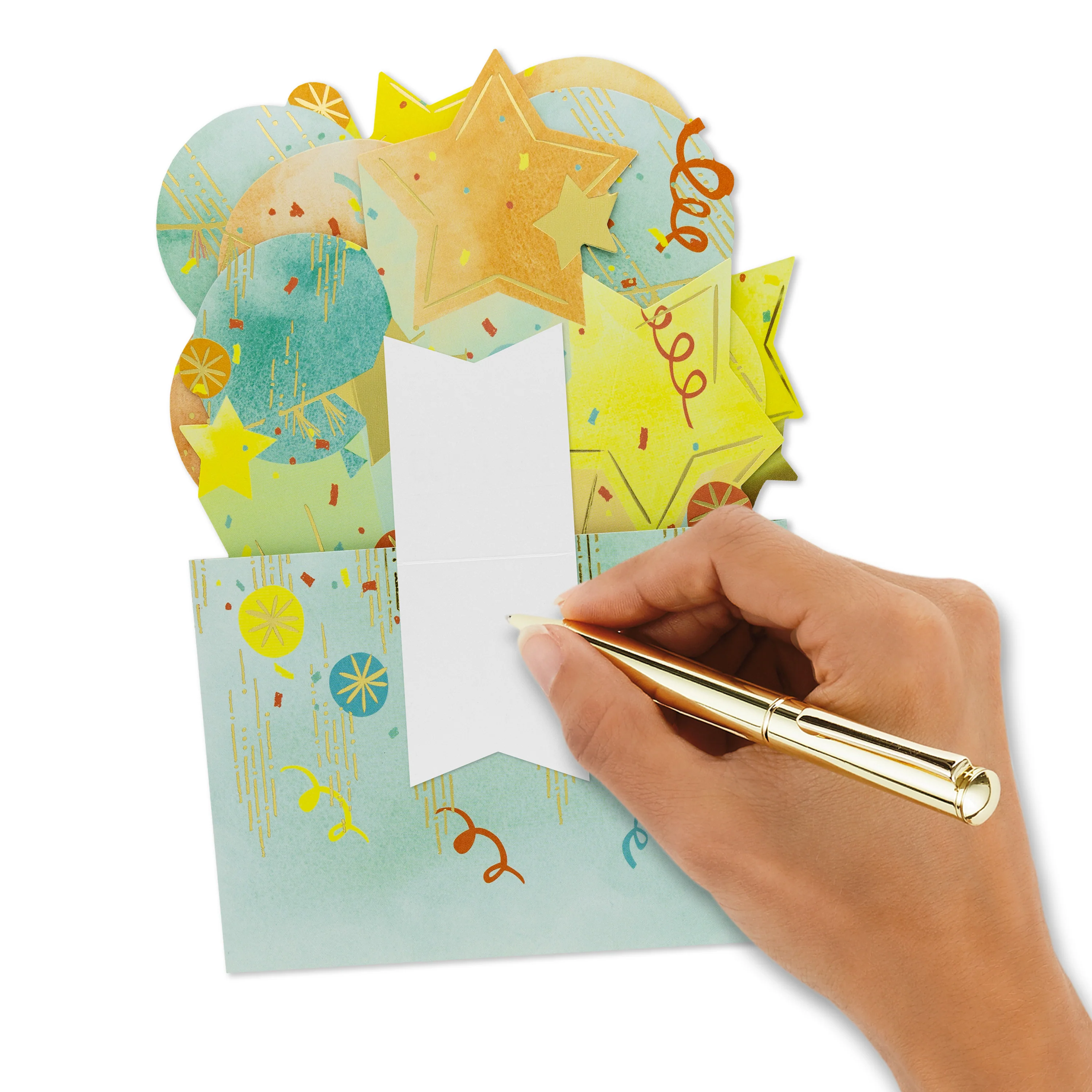 Paper Wonder 3D Pop-Up Personalised Sticker Celebration Card - Image 7