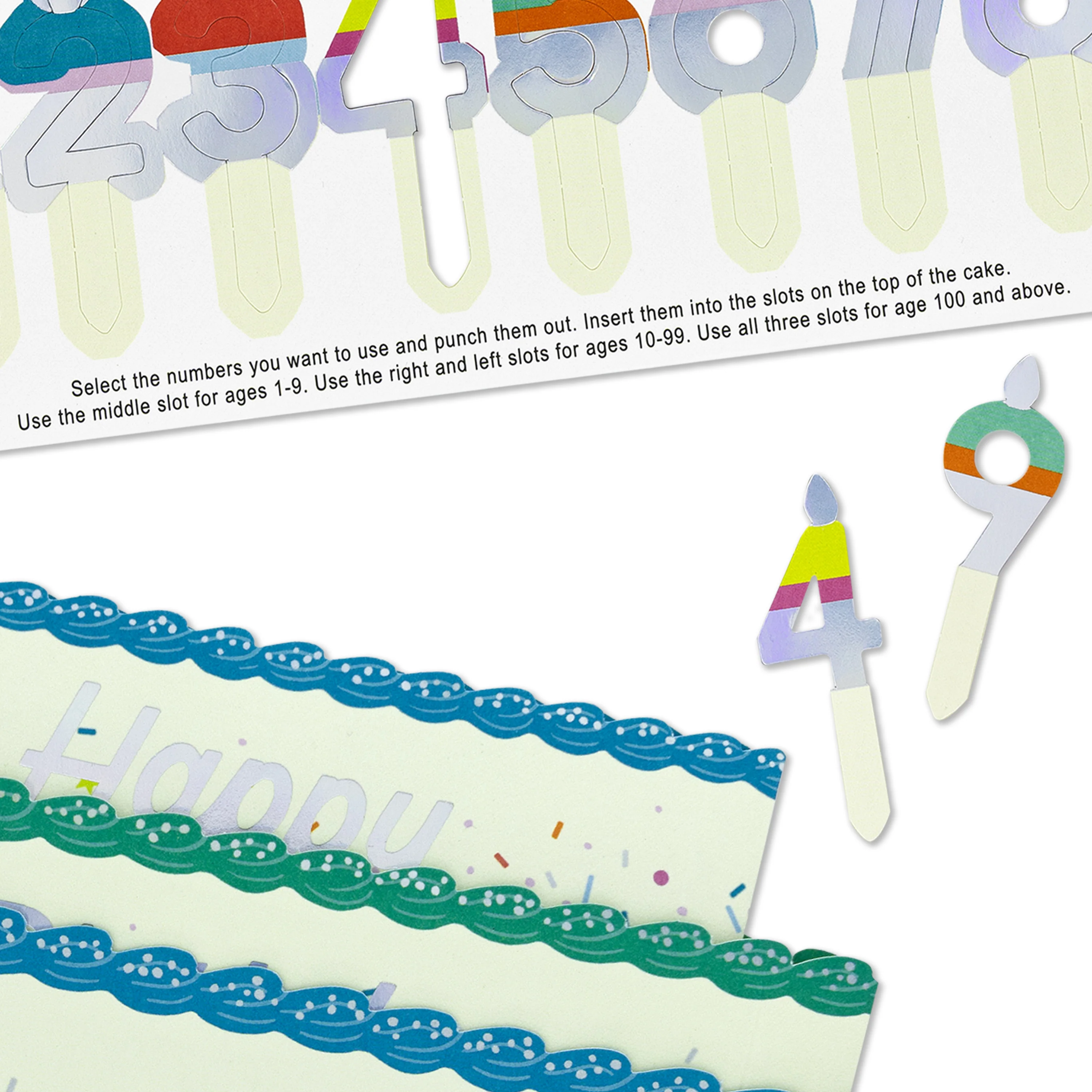Paper Wonder 3D Pop-Up Unisex Personalised Age Sticker Birthday Card - Image 4
