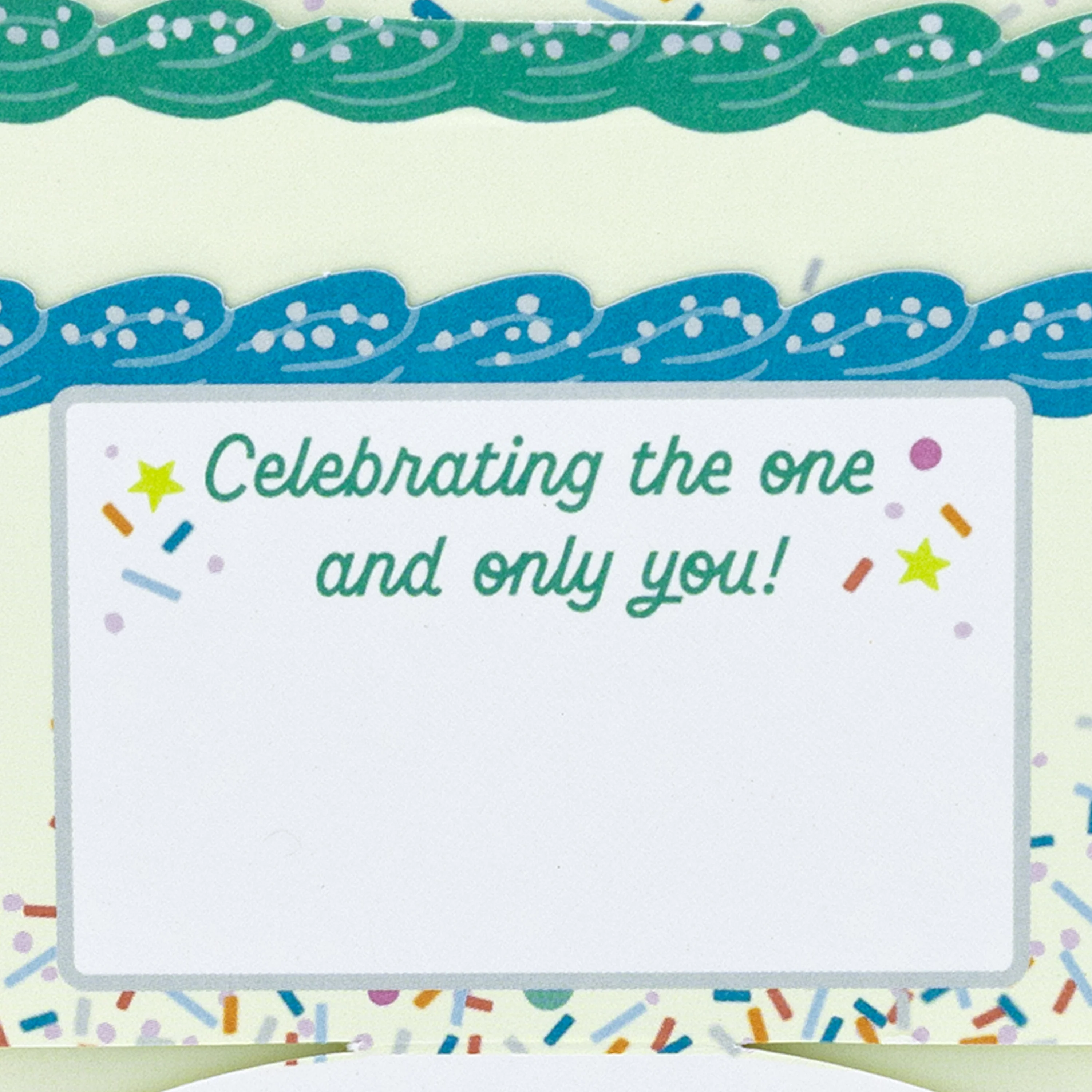 Paper Wonder 3D Pop-Up Unisex Personalised Age Sticker Birthday Card - Image 7