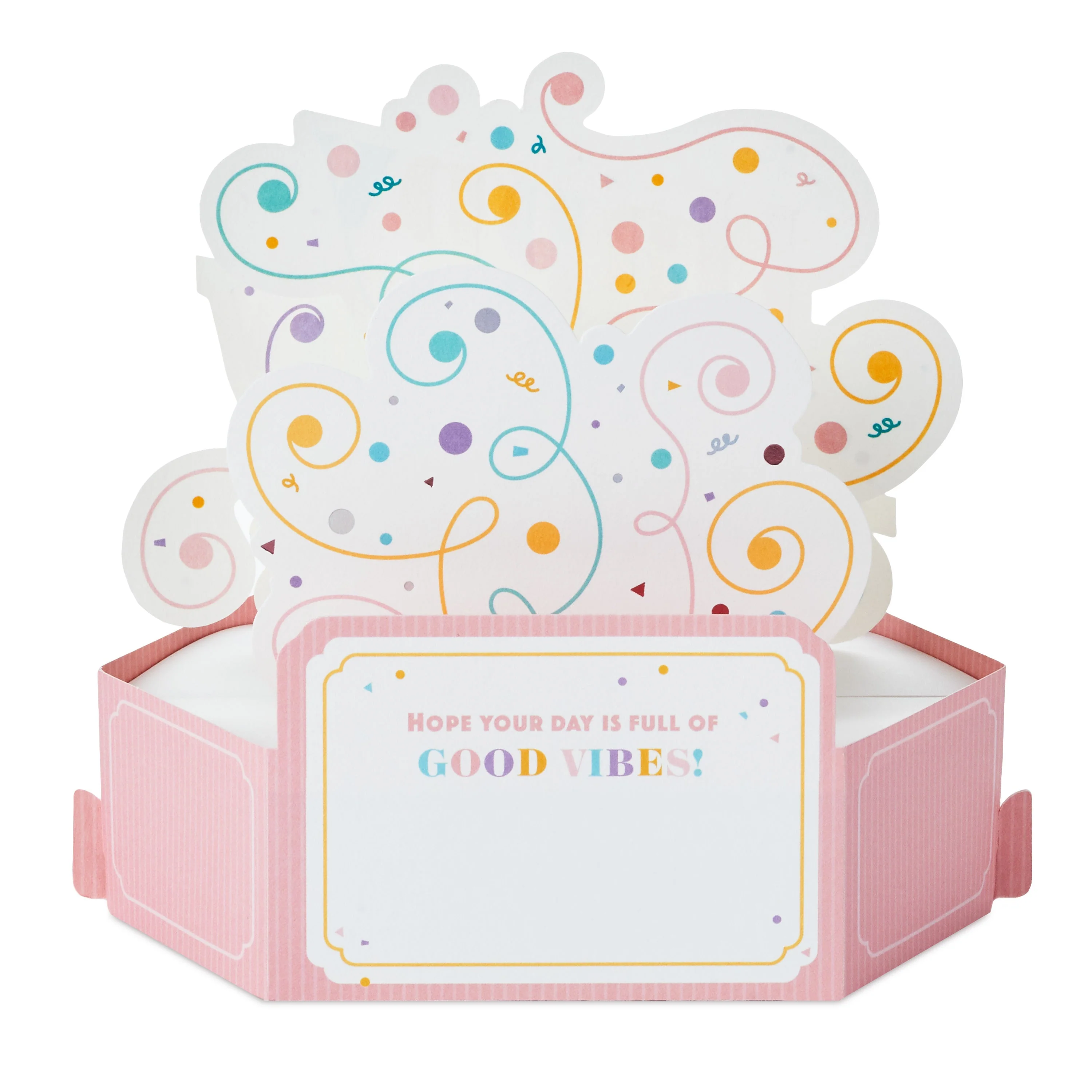 Paper Wonder Birthday Card - 3D Pop Up Pink Banner Design - Image 4