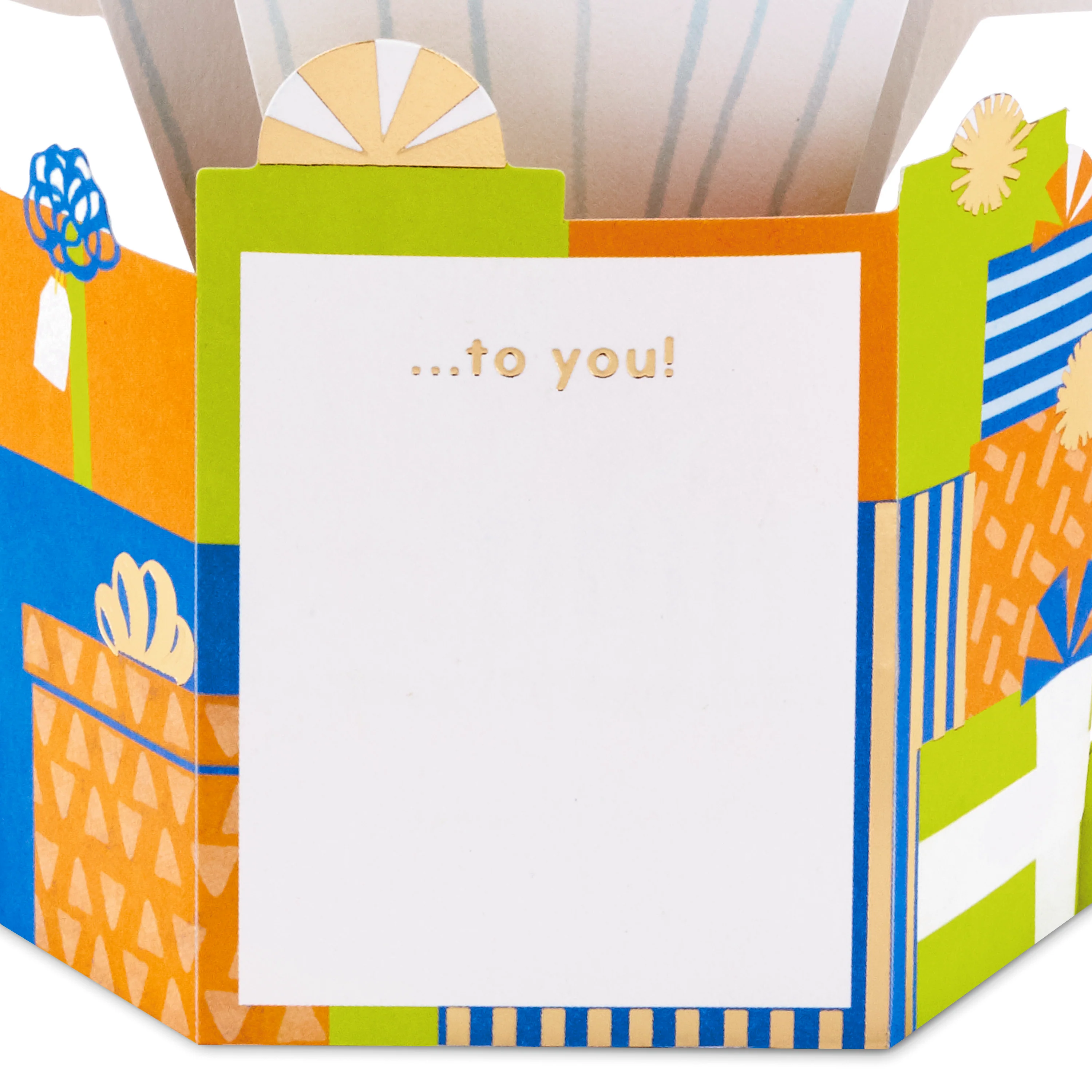 Paper Wonder Collection 3D Pop-Up 100th Birthday Card - Image 3
