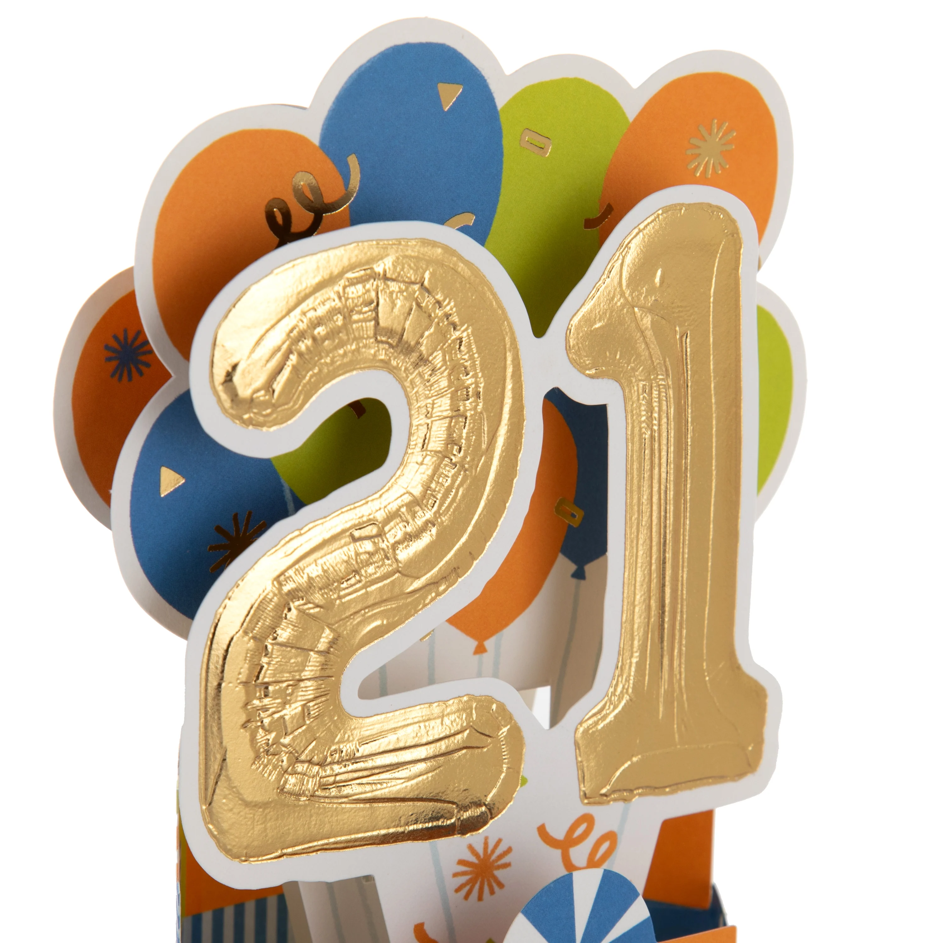 Paper Wonder Collection 3D Pop-Up 21st Birthday Card - Image 6