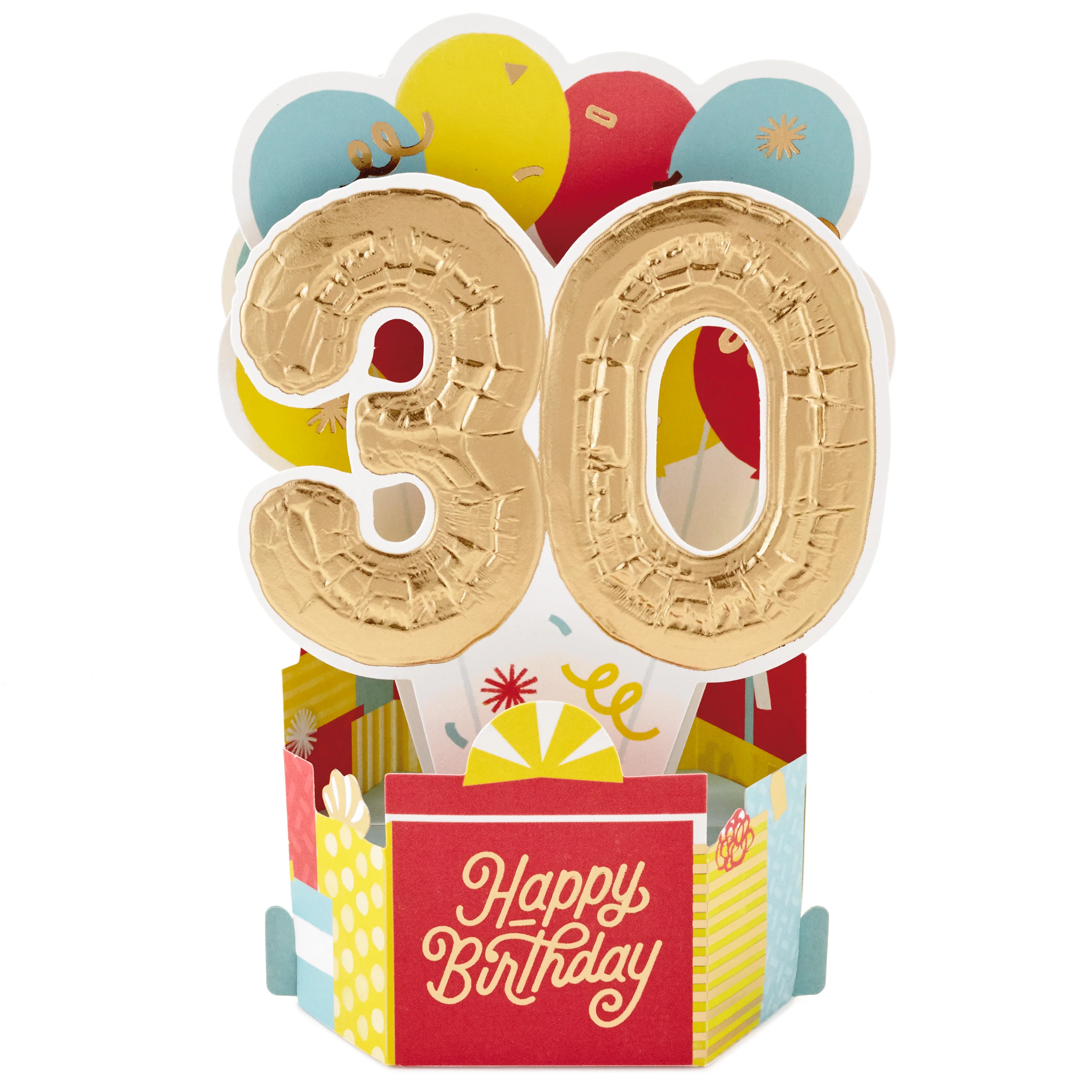 Paper Wonder Collection 3D Pop-Up 30th Birthday Card - Image 4