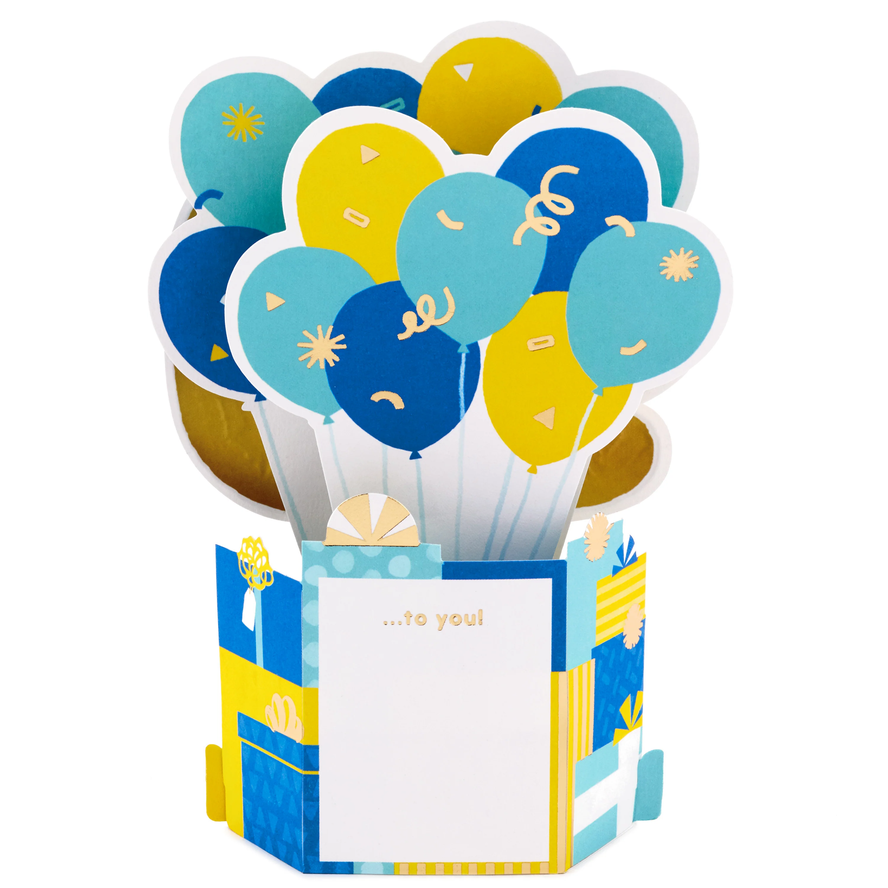 Paper Wonder Collection 3D Pop-Up 50th Birthday Card - Image 2