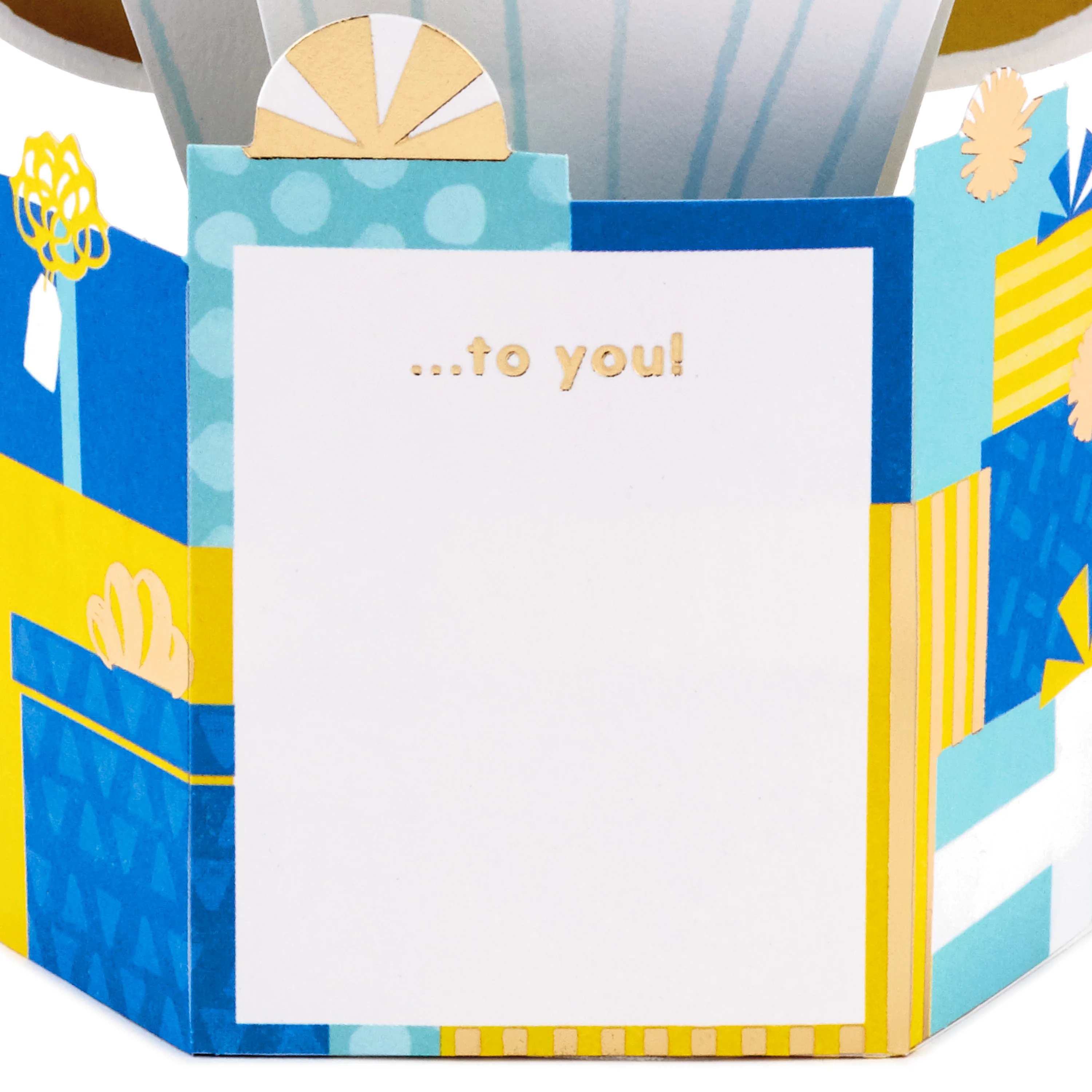 Paper Wonder Collection 3D Pop-Up 50th Birthday Card - Image 3