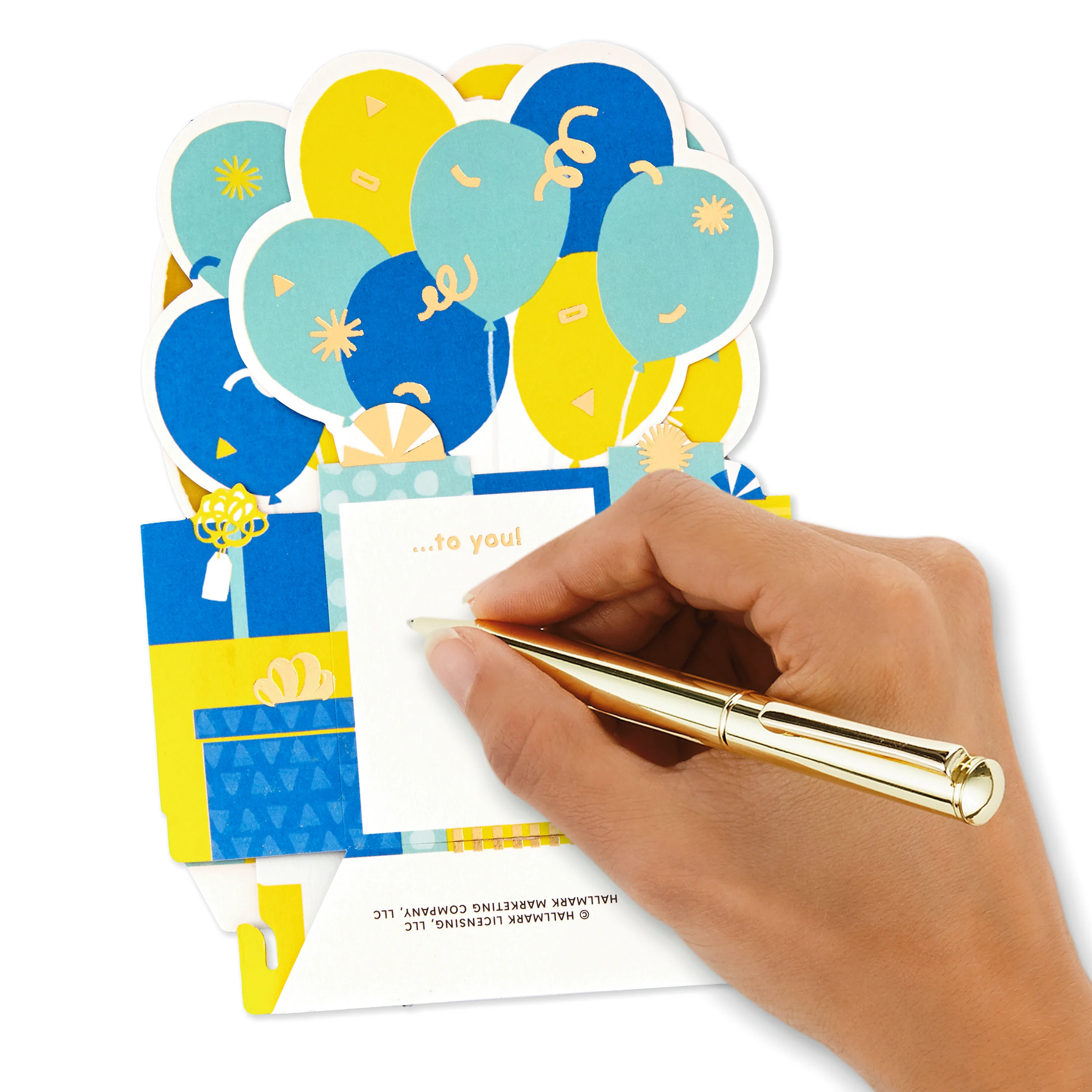 Paper Wonder Collection 3D Pop-Up 50th Birthday Card - Image 6