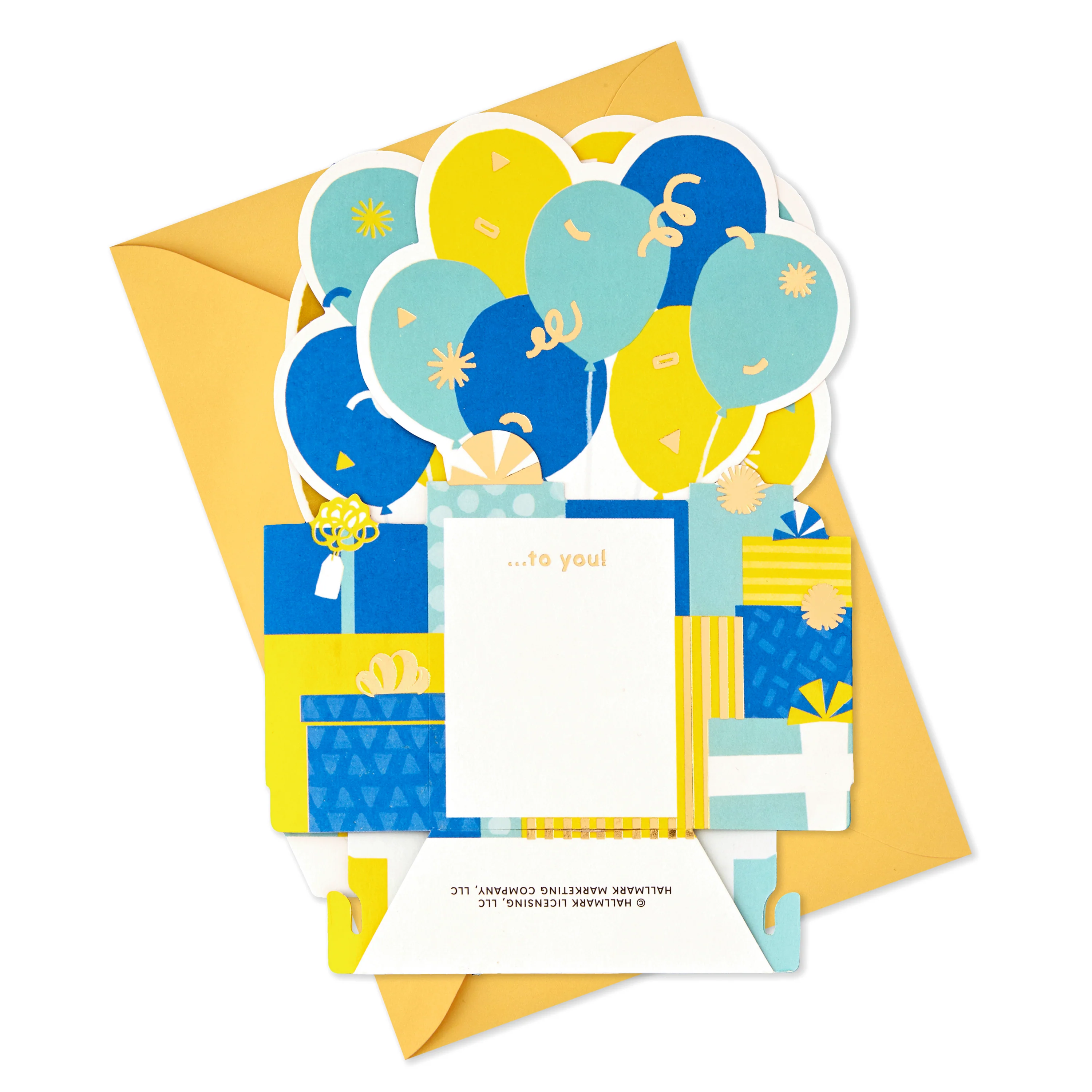 Paper Wonder Collection 3D Pop-Up 50th Birthday Card - Image 7