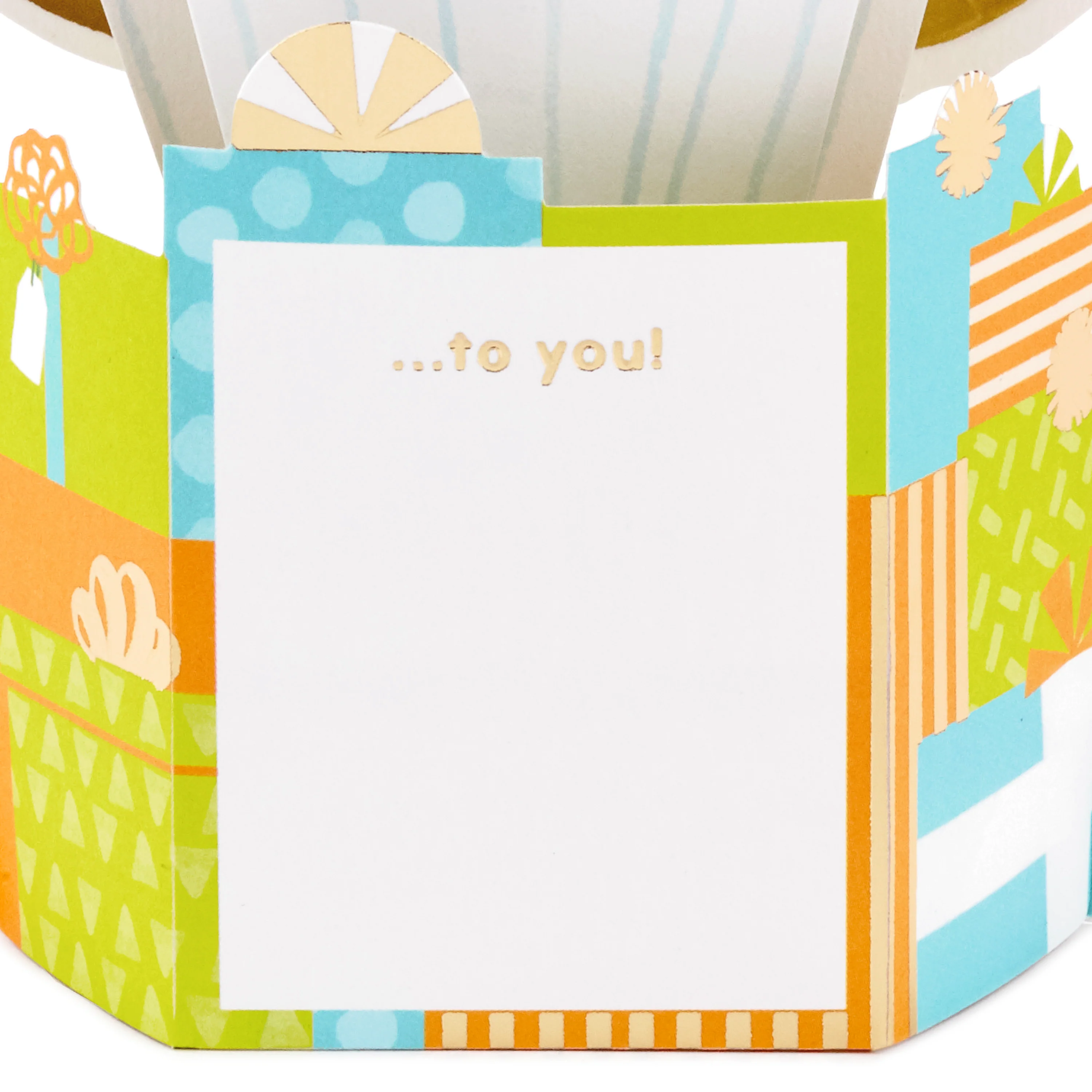Paper Wonder Collection 3D Pop-Up 80th Birthday Card - Image 3
