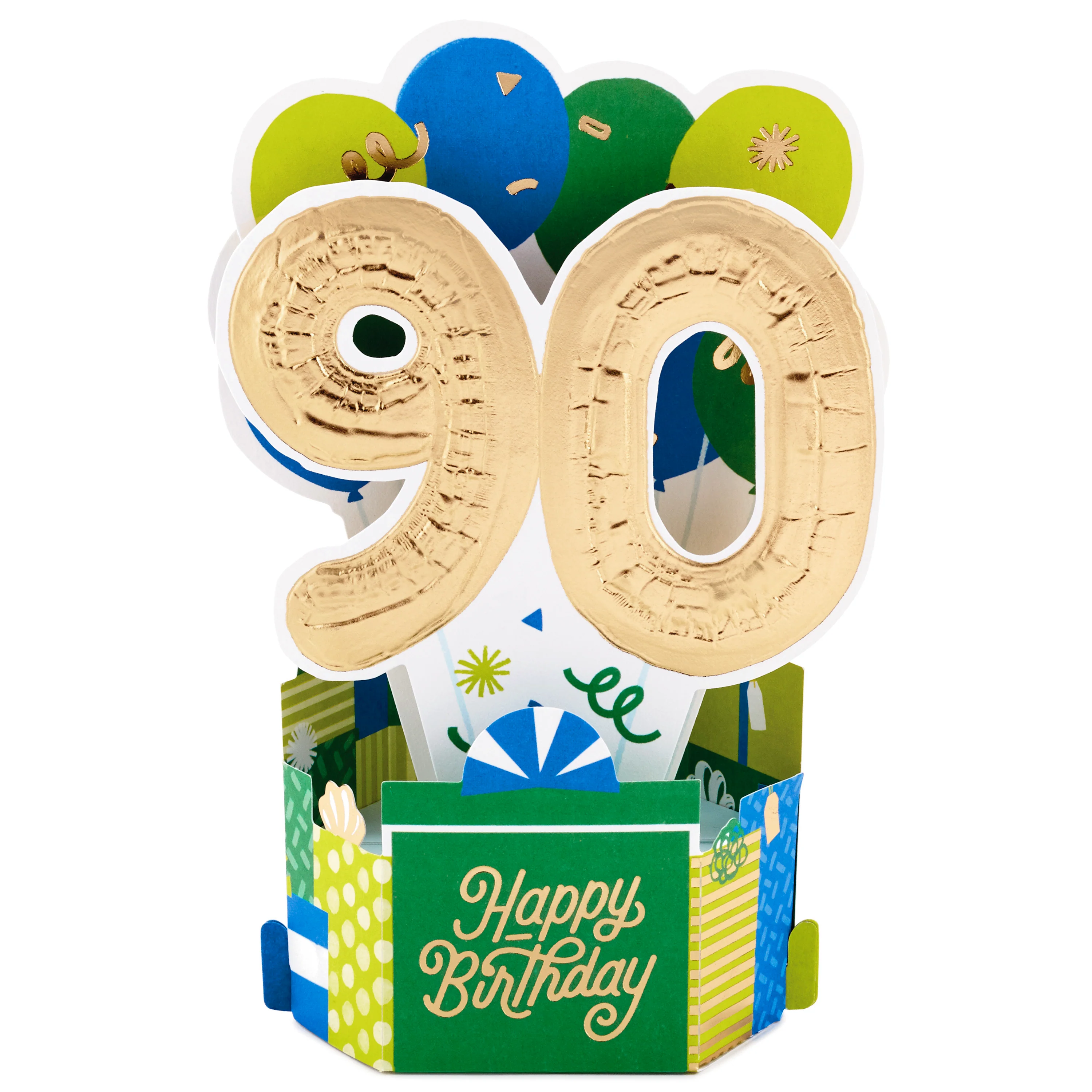 Paper Wonder Collection 3D Pop-Up 90th Birthday Card - Image 4