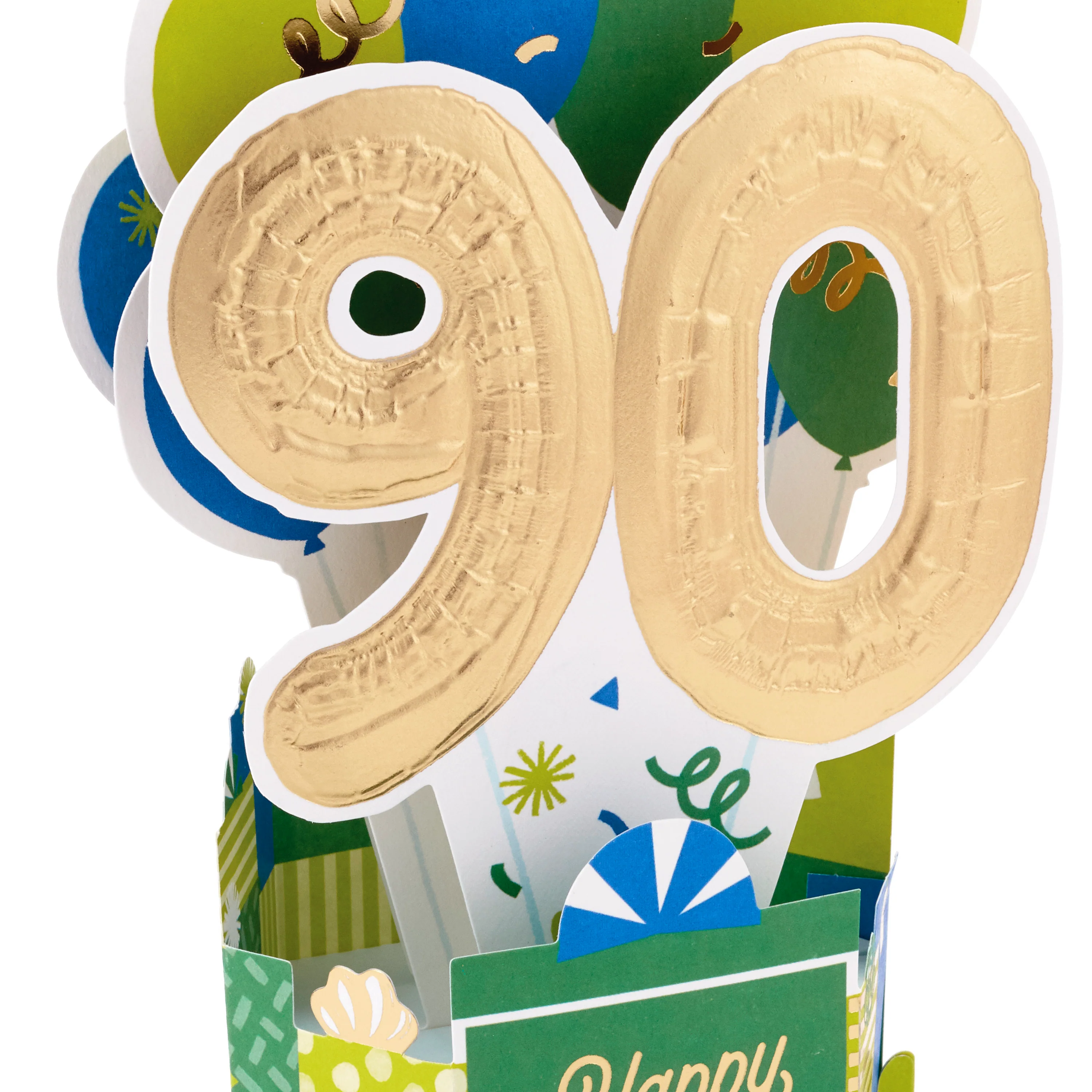 Paper Wonder Collection 3D Pop-Up 90th Birthday Card - Image 5