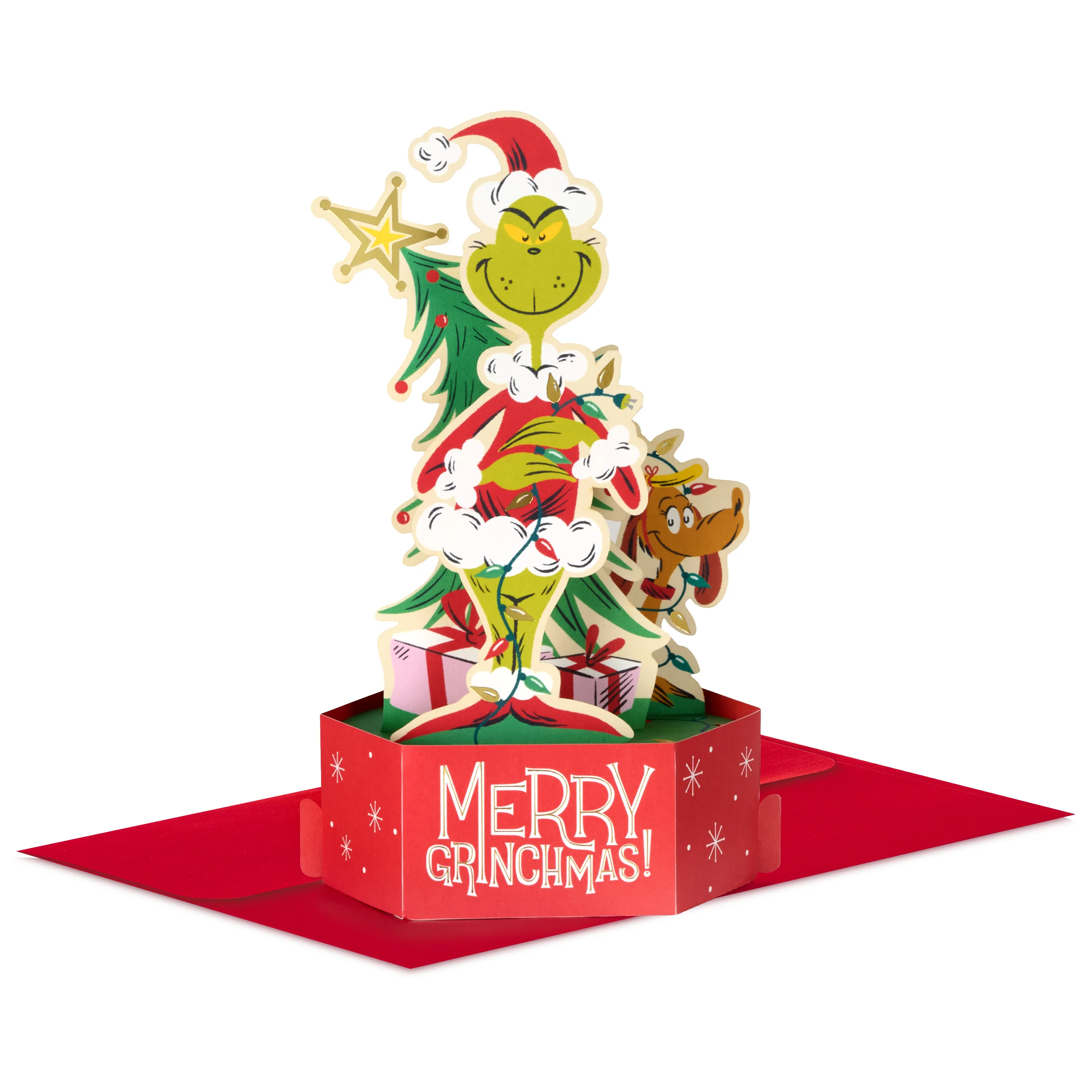 Paper Wonder Dr. Seuss's How the Grinch Stole Christmas! 3D Pop-Up Christmas Card - Image 3