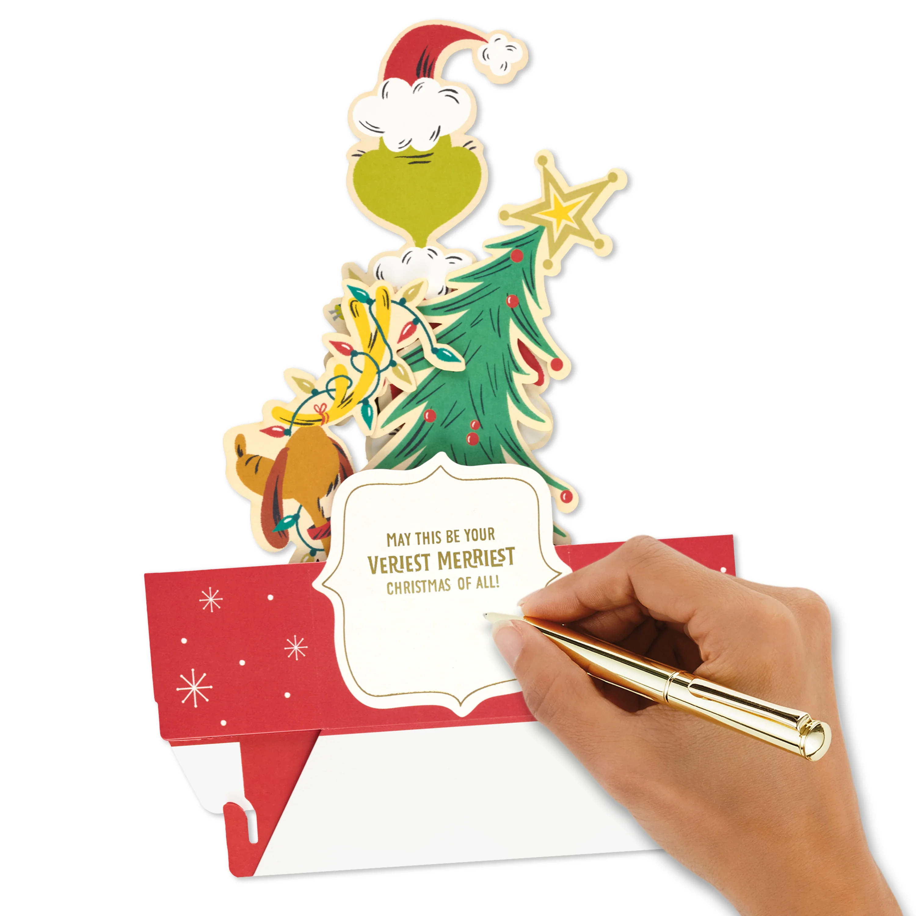 Paper Wonder Dr. Seuss's How the Grinch Stole Christmas! 3D Pop-Up Christmas Card - Image 7